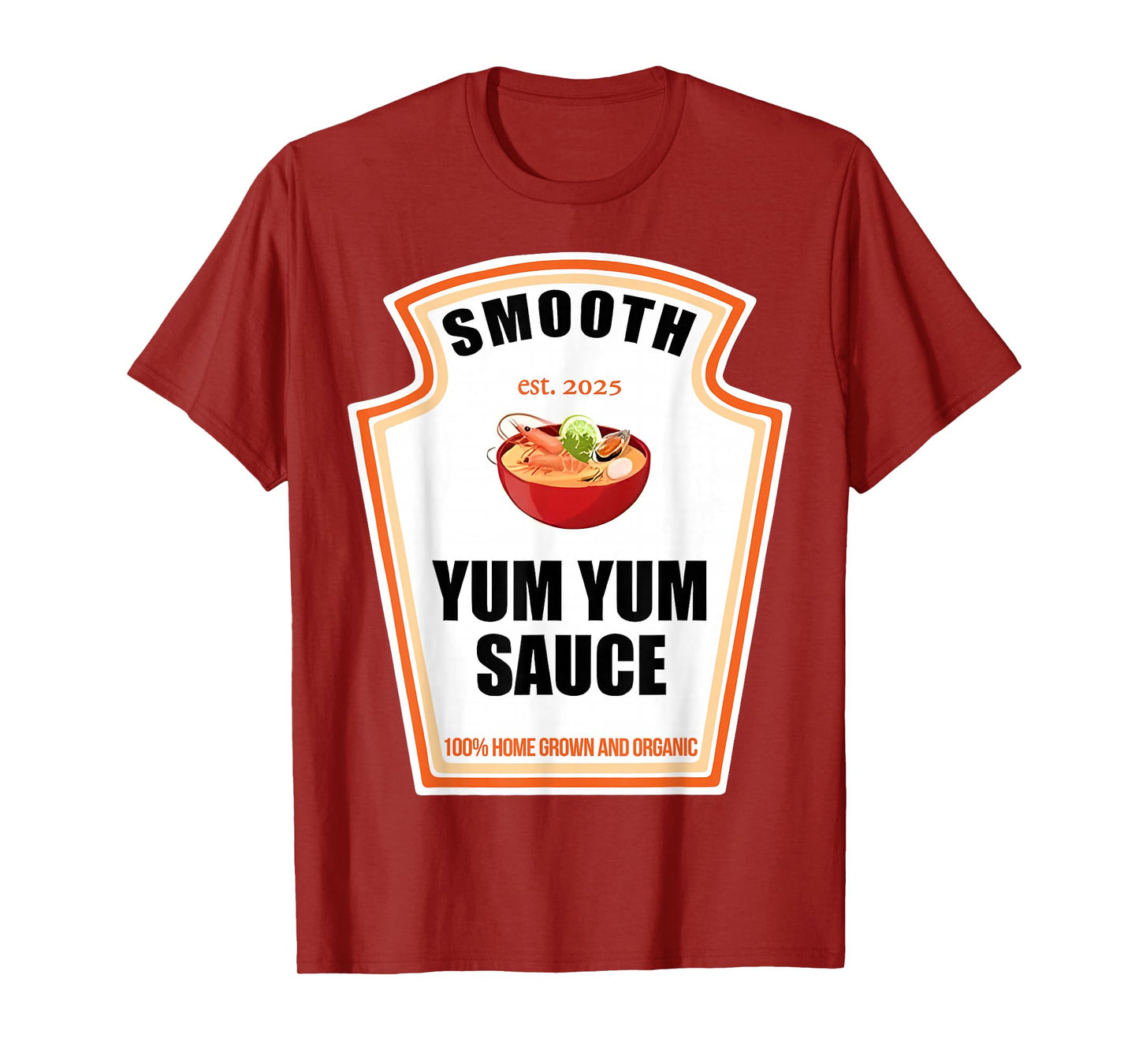 Smooth Yum Yum Sauce Condiment Spice Costume Party Matching T-Shirt