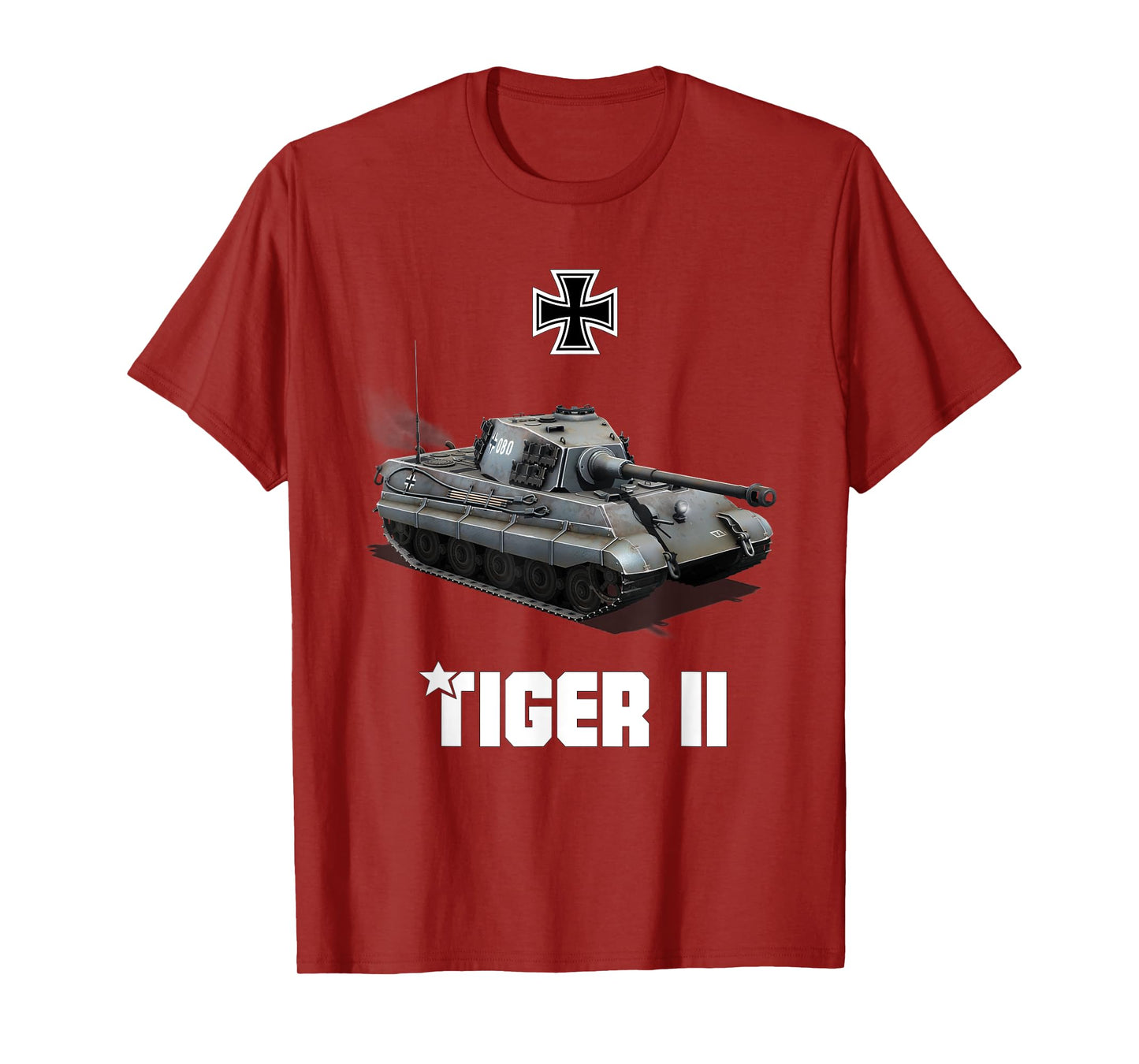 Tiger II Panzer VI German Heavy Tank WW2 King Tiger Military T-Shirt