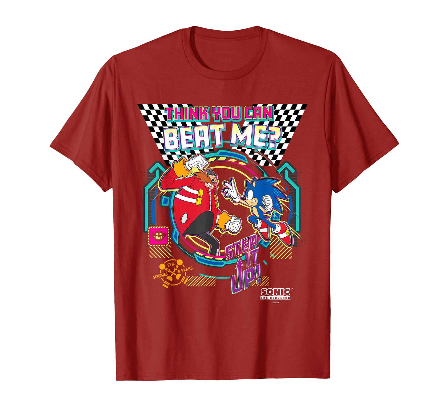 Sonic The Hedgehog Think You Can Beat Me? Dr. Eggman Fight T-Shirt