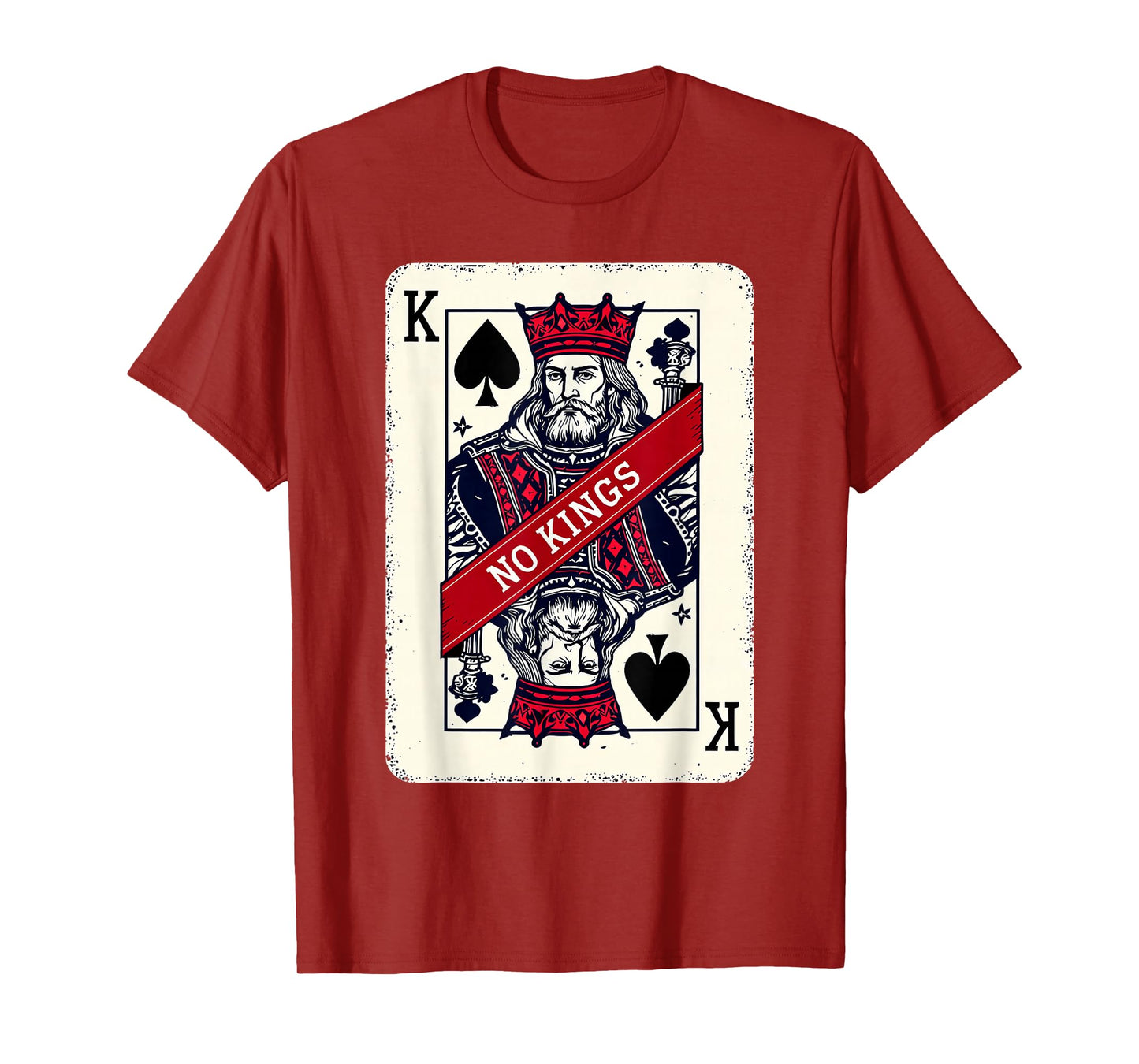 King Card No Kings Statement Art T-Shirt