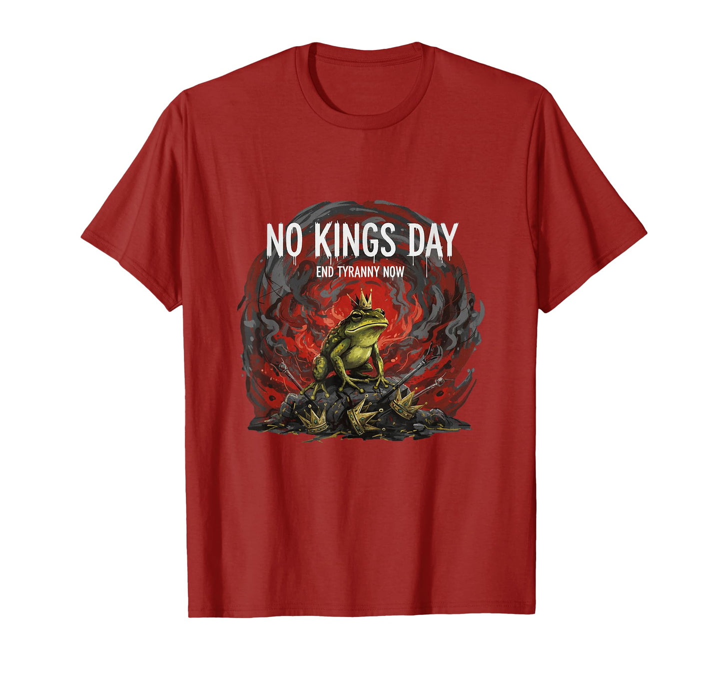 No Kings Day Portland Shirt Frog Protest End Tyranny Now T-Shirt