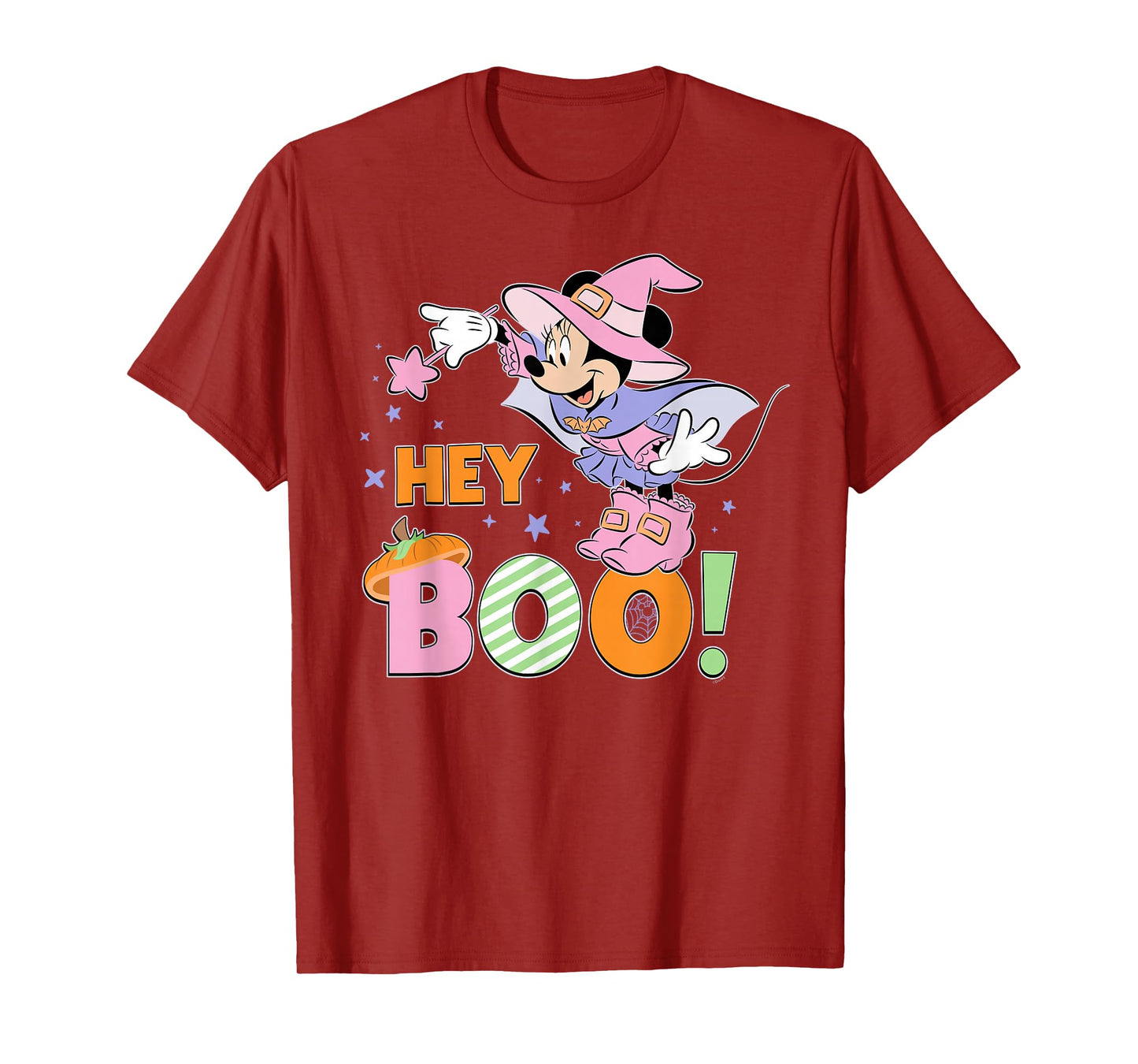 Disney Minnie Mouse "Hey Boo!" Cute Halloween Matching T-Shirt