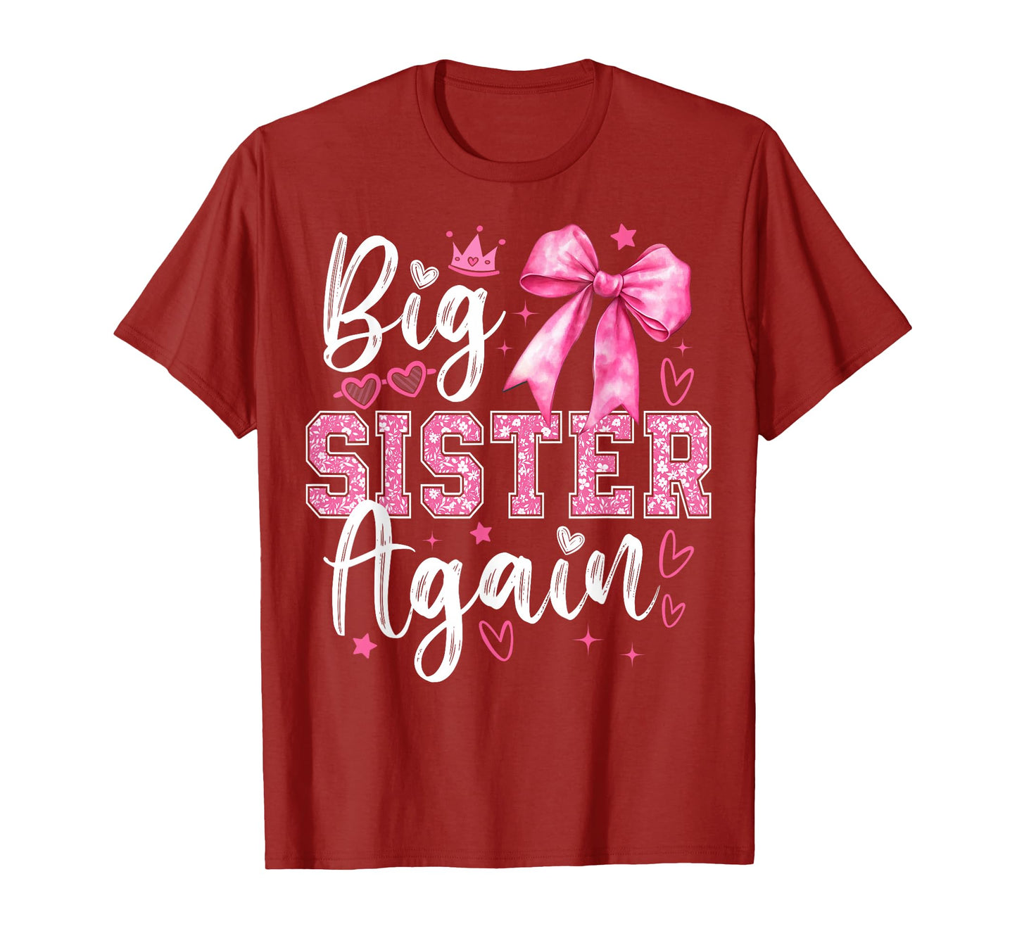 Big Sister Again Coquette Big Sister Girls Toddlers T-Shirt