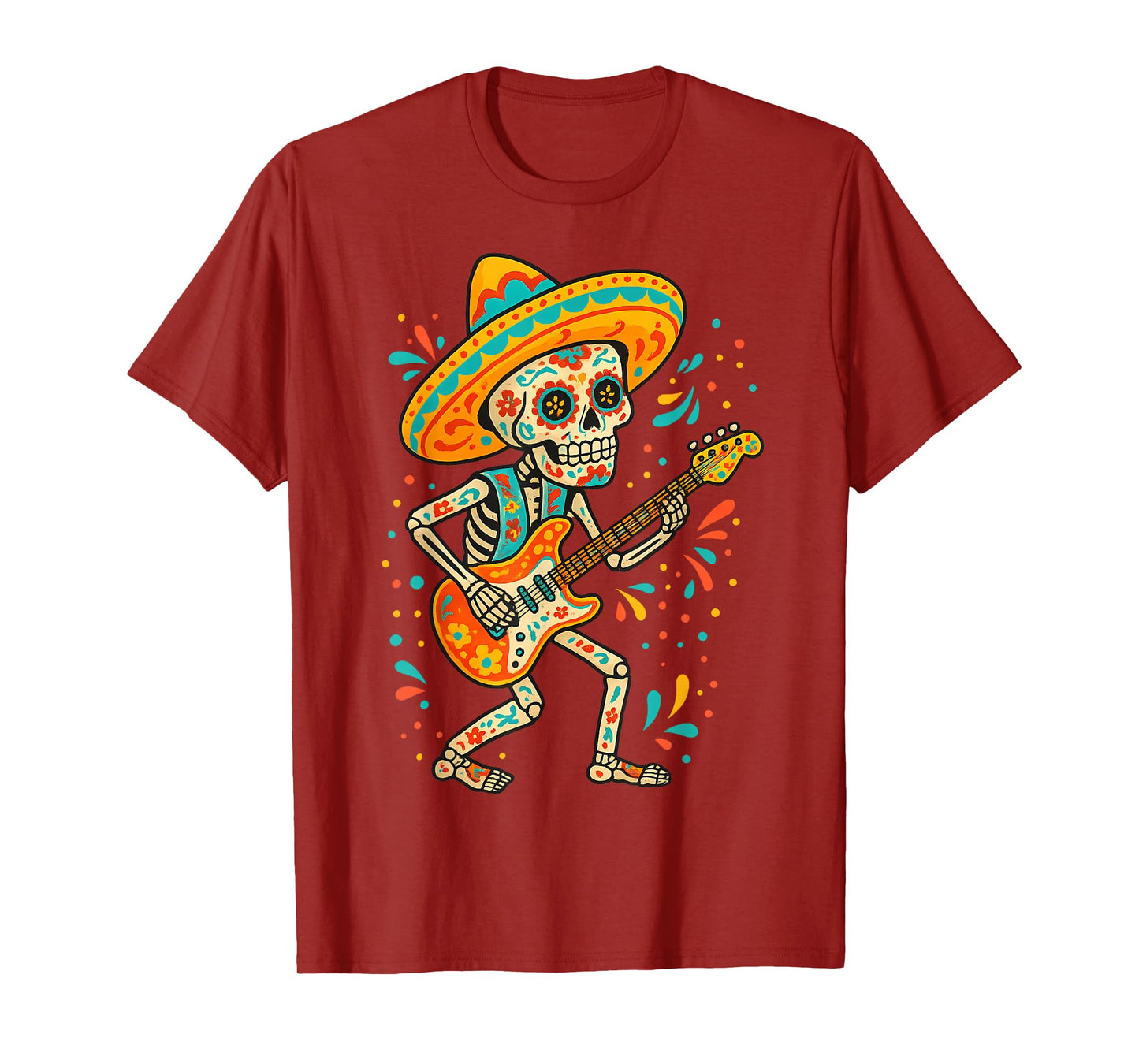 Dia De Los Muertos Skeleton Dancing Skull Day of The Dead T-Shirt