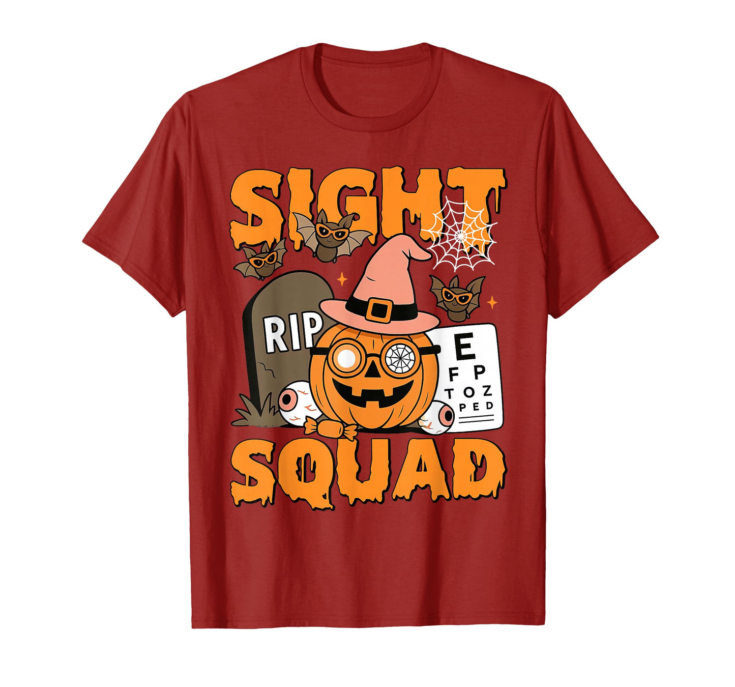 Halloween Sight Squad Optometry Optician Optometrist Eye Dr T-Shirt