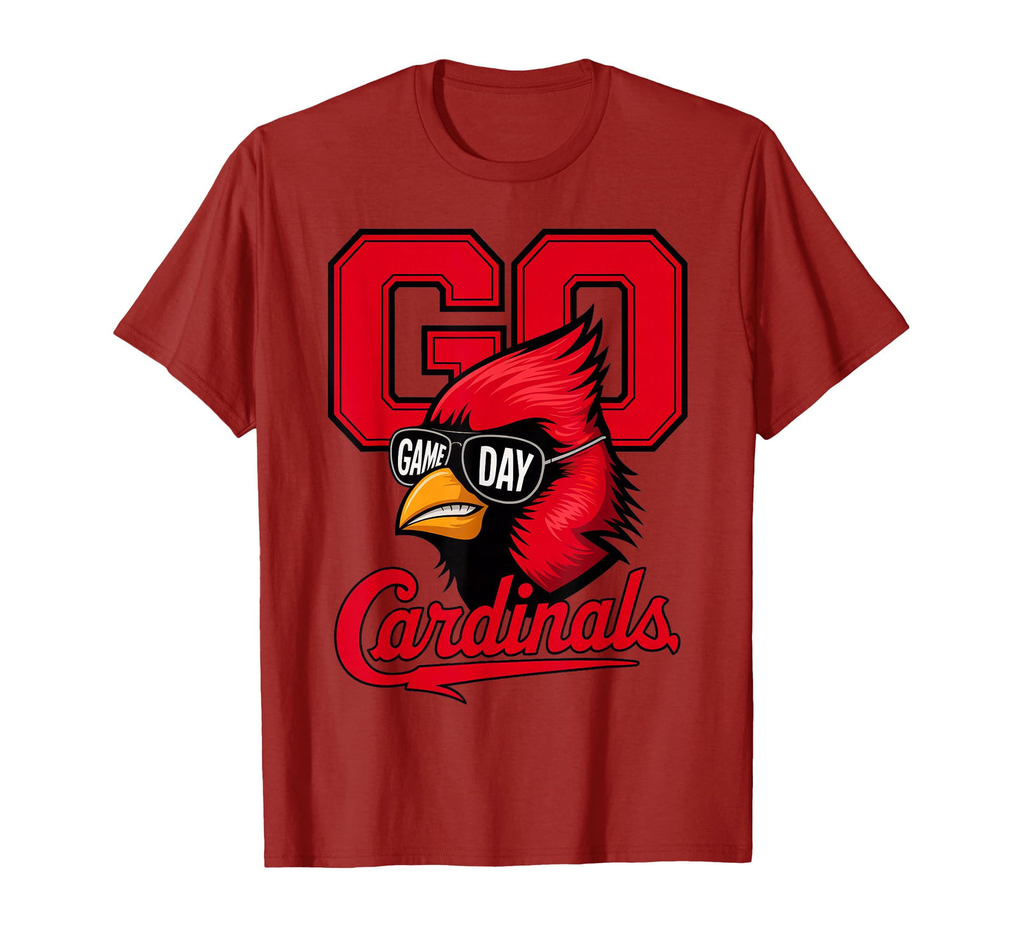 Retro Go Cardinals Game Day Gifts for Men Women Kid Boy Girl T-Shirt