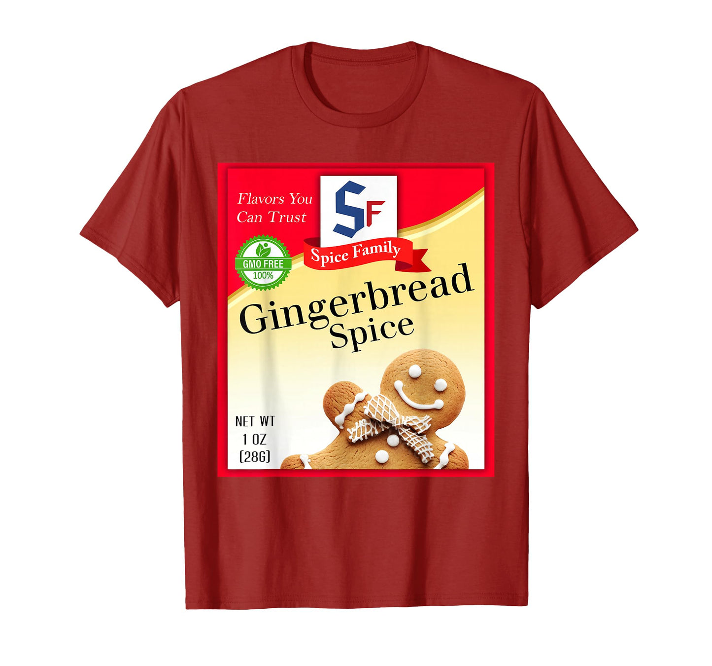 Ginger Bread Spice Group Costume Family Matching Halloween T-Shirt