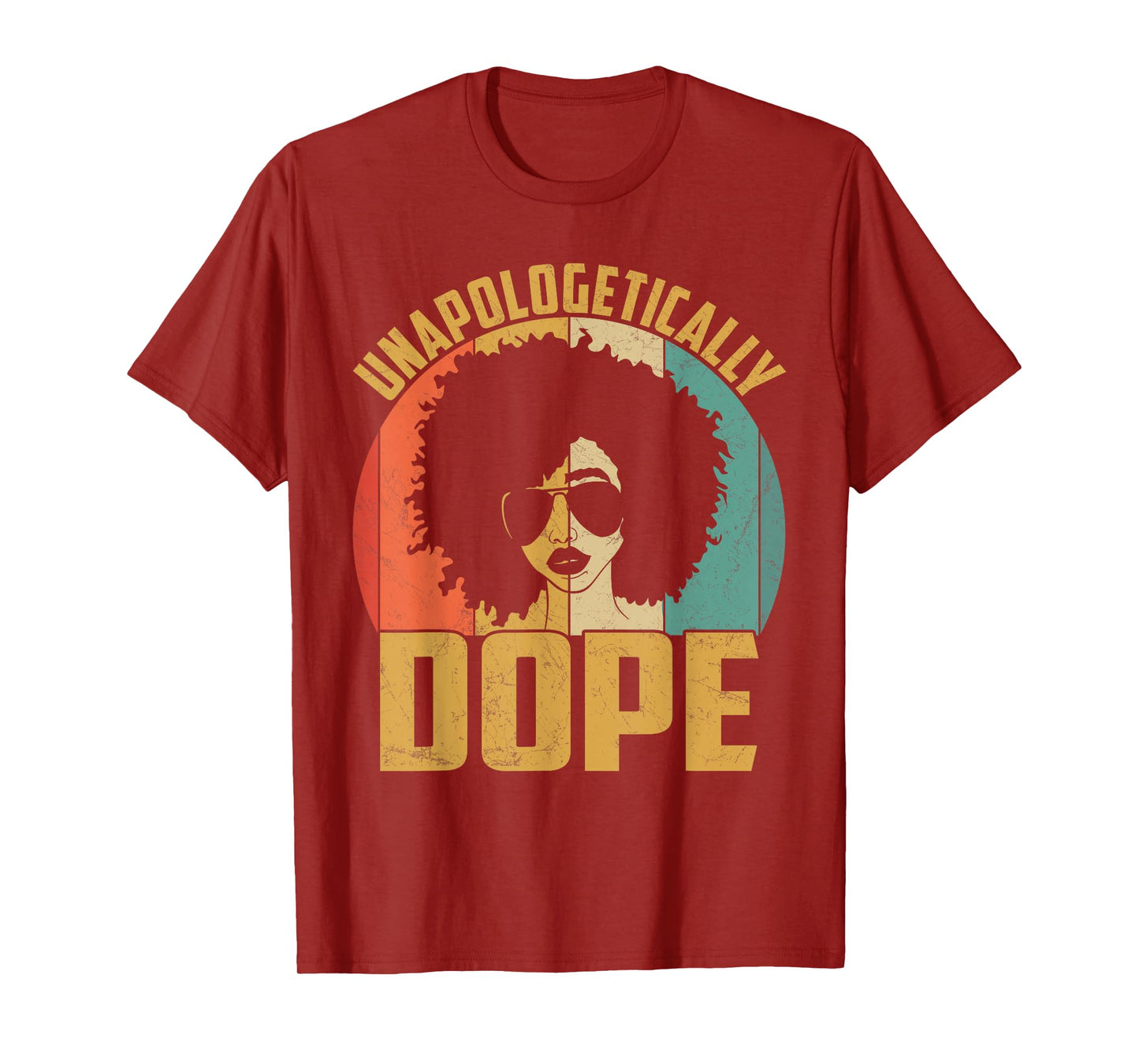 Unapologetically Dope Black Pride Melanin African American Short Sleeve T-Shirt