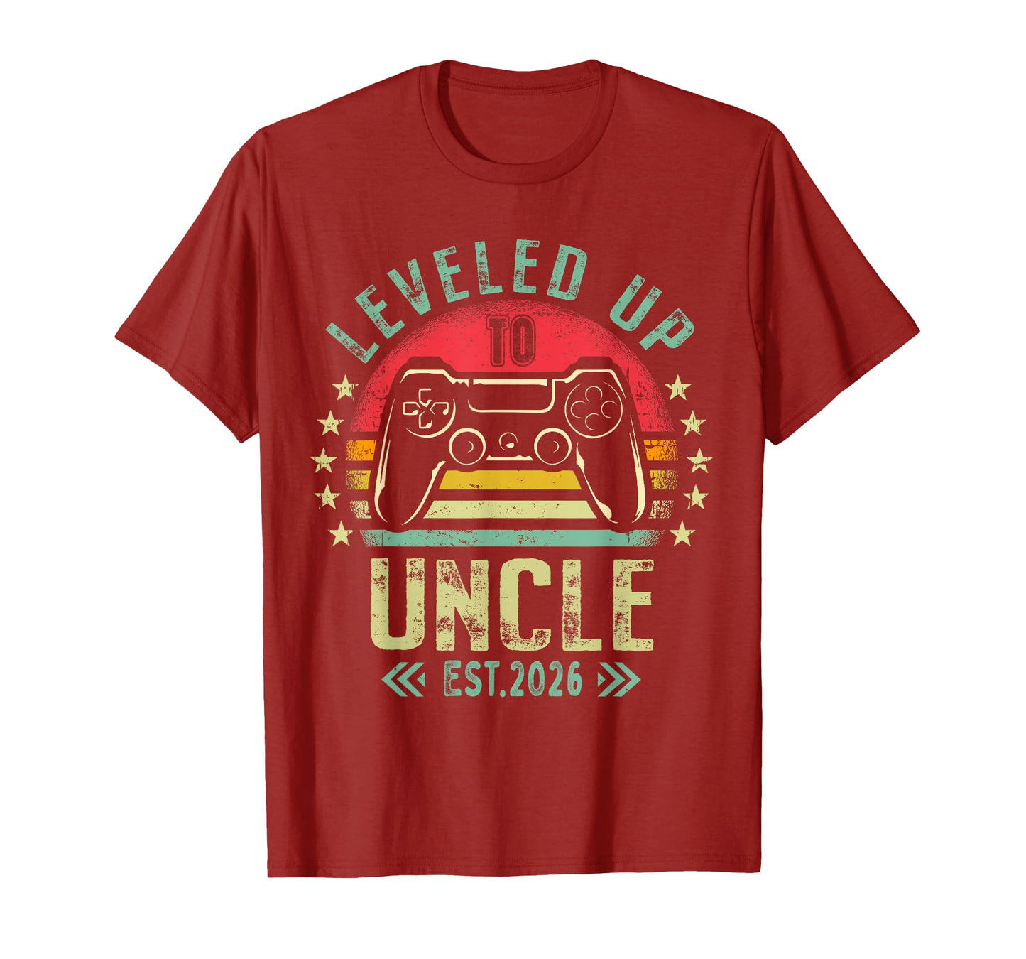 I Leveled Up to Uncle 2026 Promoted to Uncle Level Unlocked T-Shirt