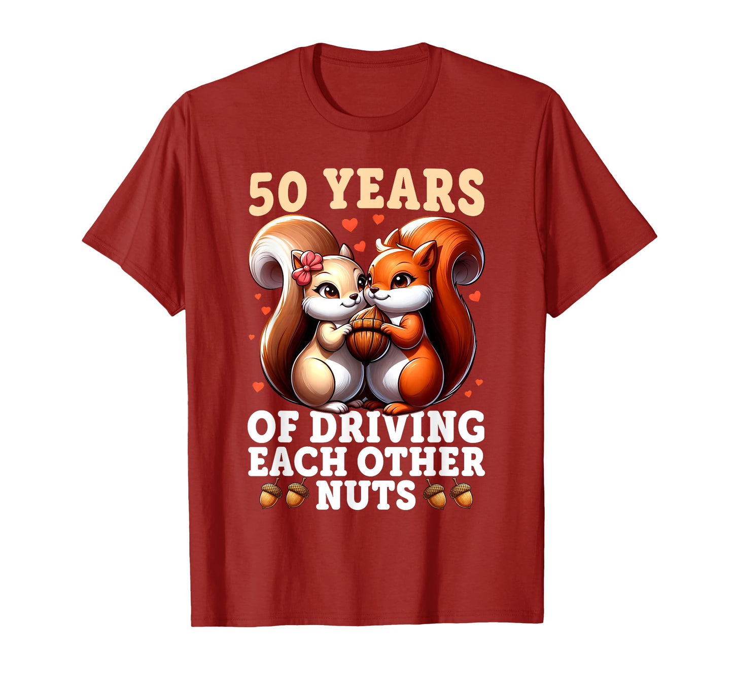 50th Wedding Anniversary - 50 Years of Marriage Funny Couple T-Shirt