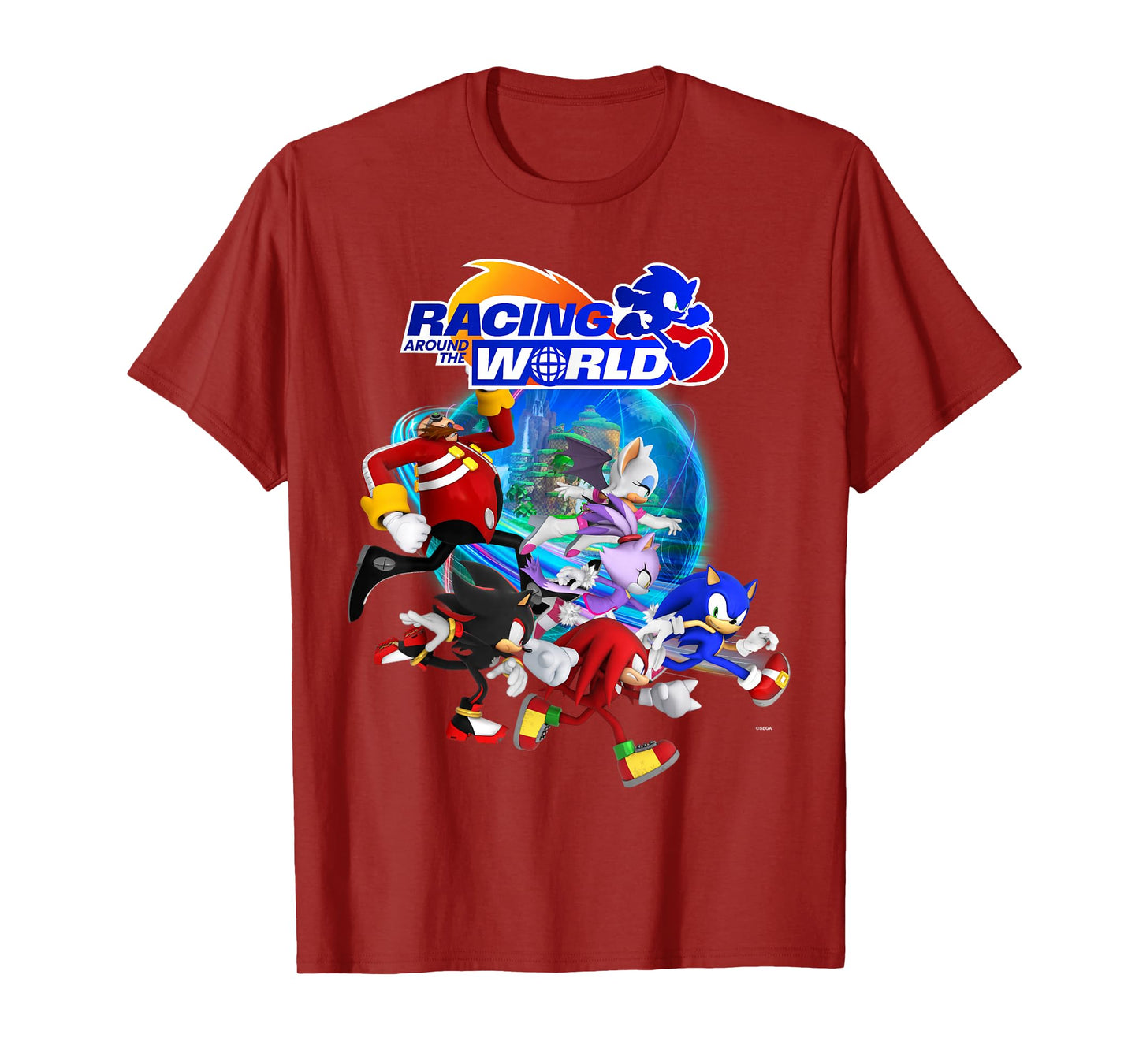 Sonic the Hedgehog - Racing Around the World Group T-Shirt