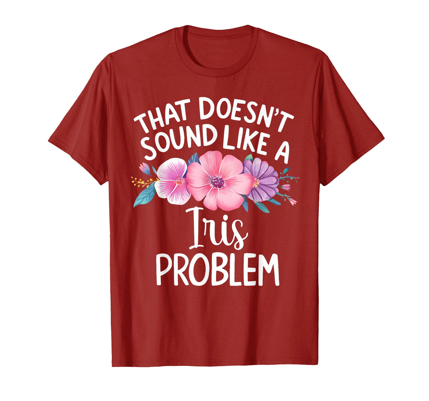 IRIS Personalized Cute Flower Girls IRIS Name T-Shirt