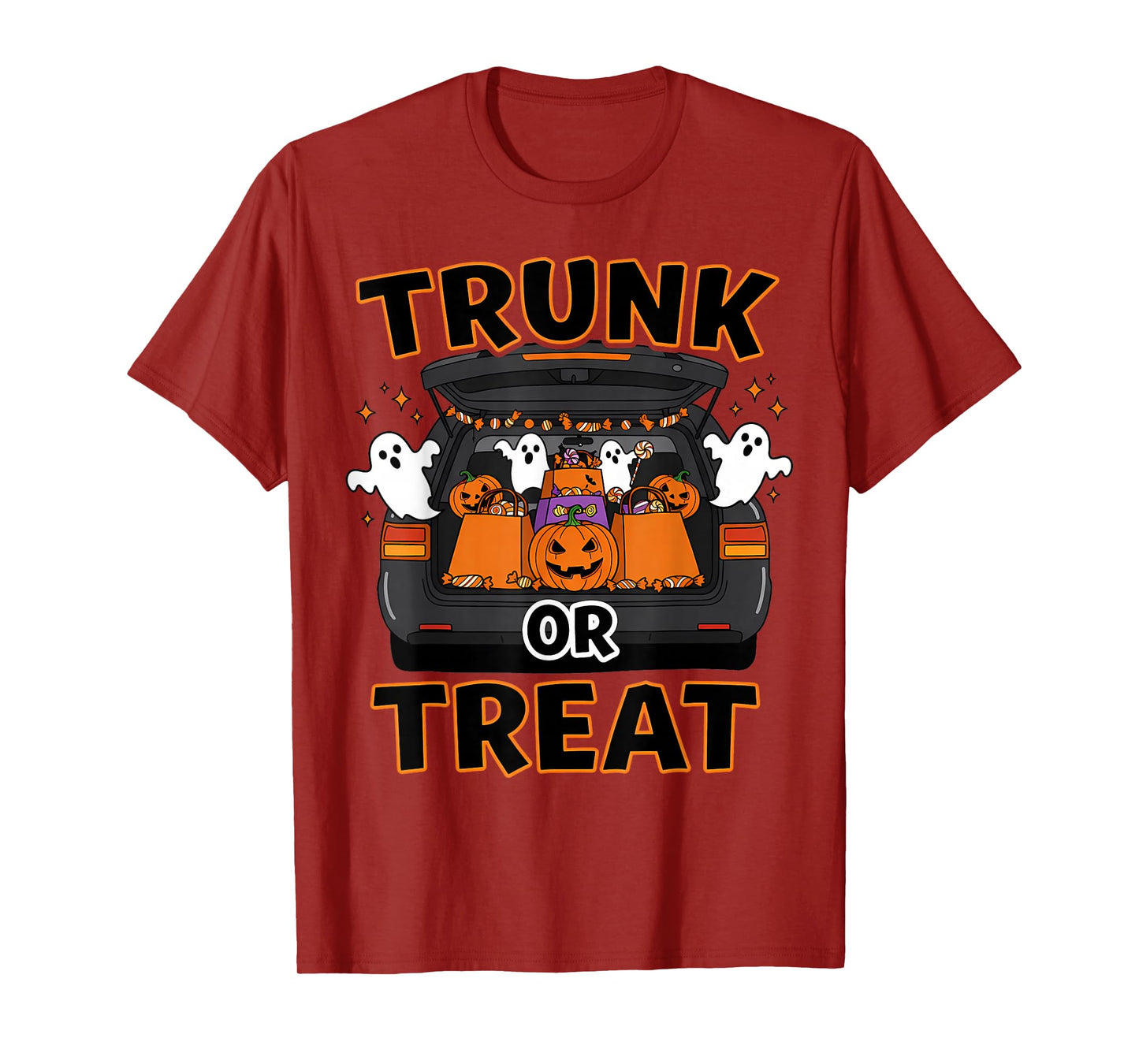 Halloween Trunk Or Treat for Dear Friends Group Matching T-Shirt