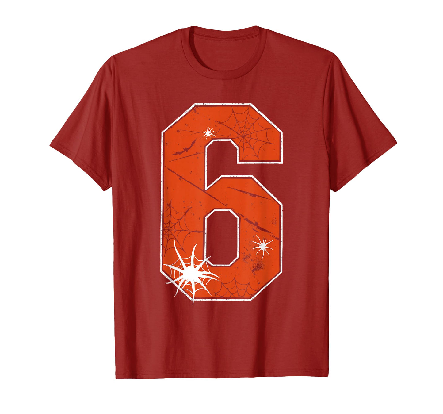 6 7 Six Seven Spider Web Funny Halloween Costume Tee T-Shirt