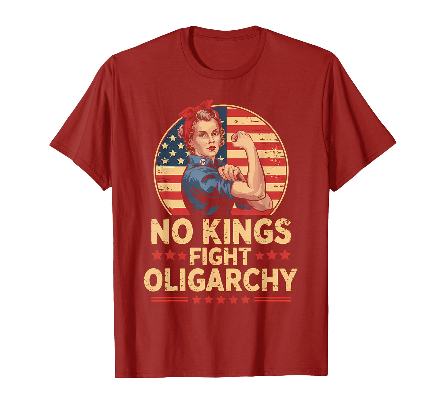 No Kings T Shirt Fight Oligarchy No Kings In America Women T-Shirt