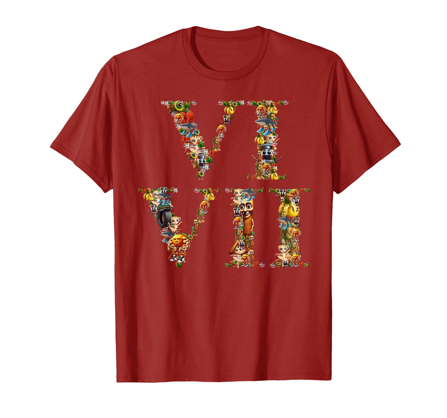 67 Six Seven Italian Brainrot Roman Numeral Meme T-Shirt