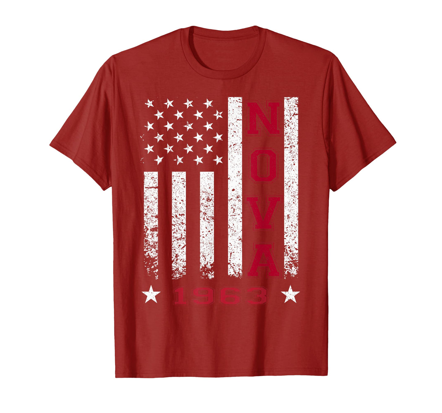Jersey Style Nova 63 1963 Classic Old School Muscle Car T-Shirt