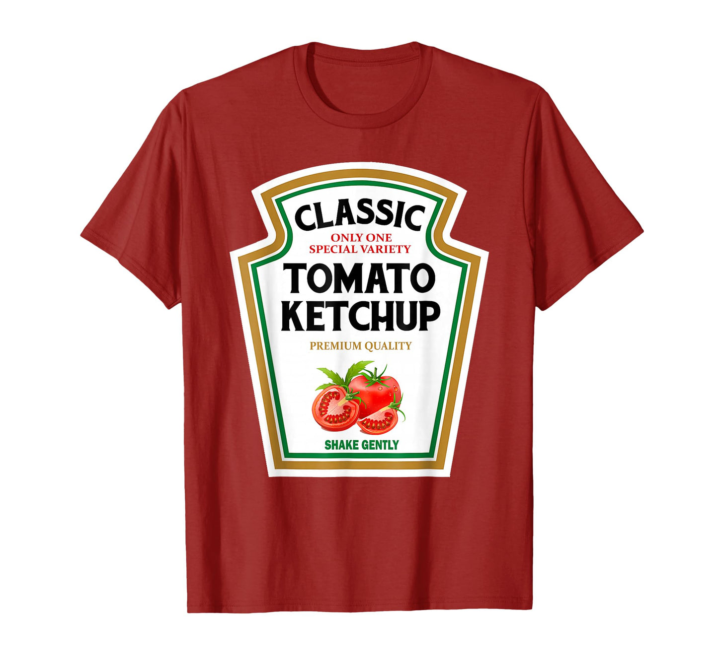 Red Ketchup DIY Halloween Costume Matching Group Mustard T-Shirt