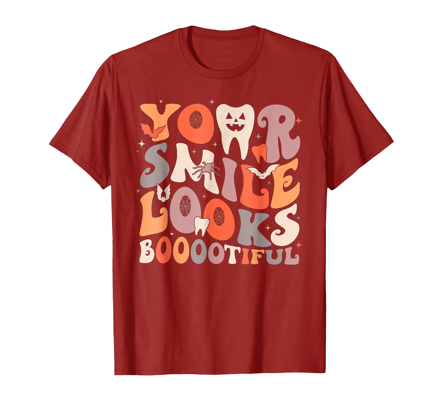 Your Smile Look Bootiful Teeth Dentist Halloween T-Shirt