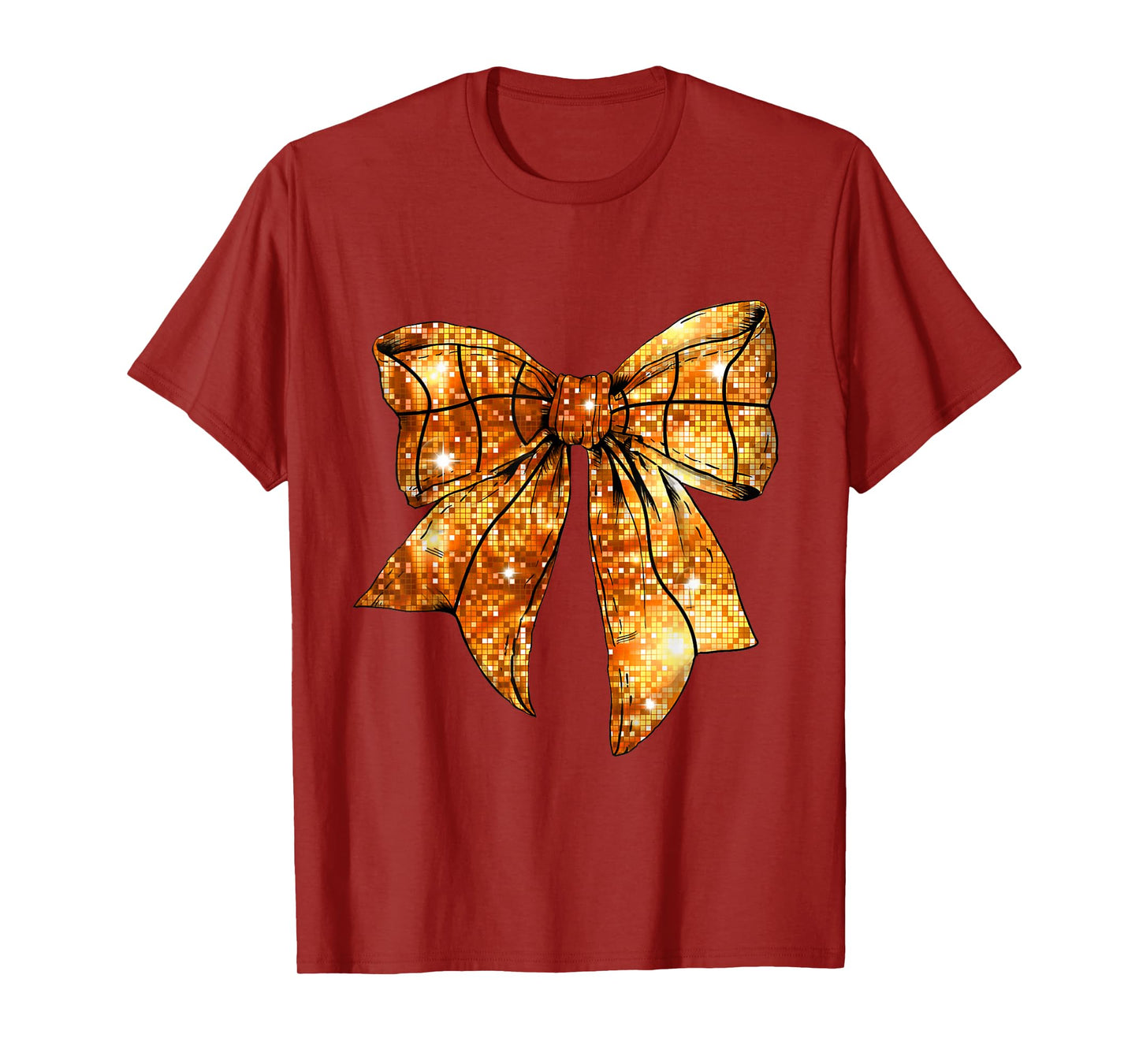 Basketball Mom Coquette Bow For Gameday T-Shirt
