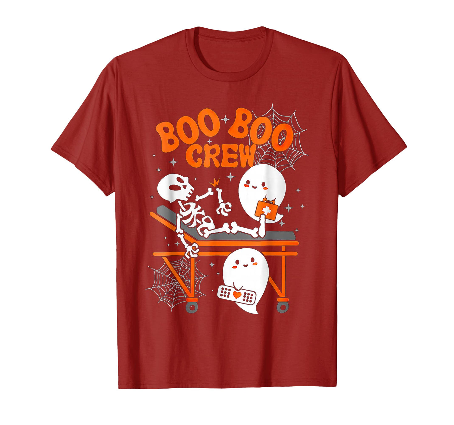 Boo Boo Crew Ghost Doctor Nurse Halloween T-Shirt