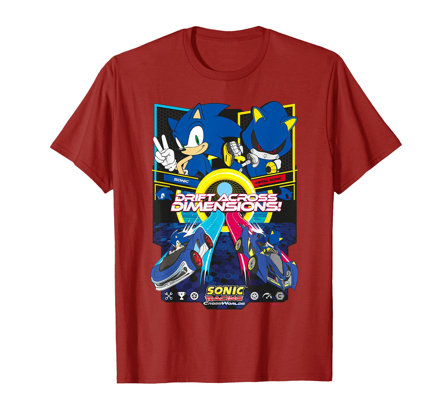 Sonic Racing CrossWorlds - Sonic VS Metal Sonic T-Shirt