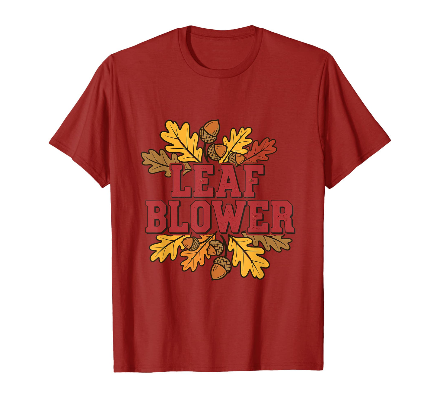 Funny Leaf Blower Costume Fall Halloween Gardening cleanup T-Shirt