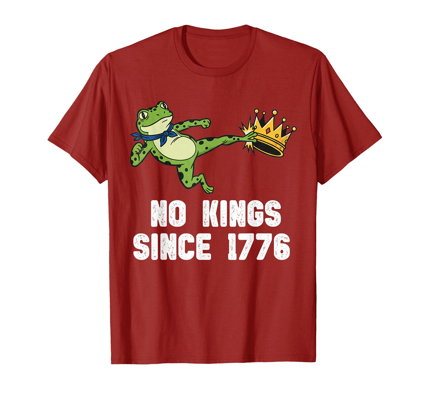 No Kings Since 1776 No Kings in America We The People Frog T-Shirt