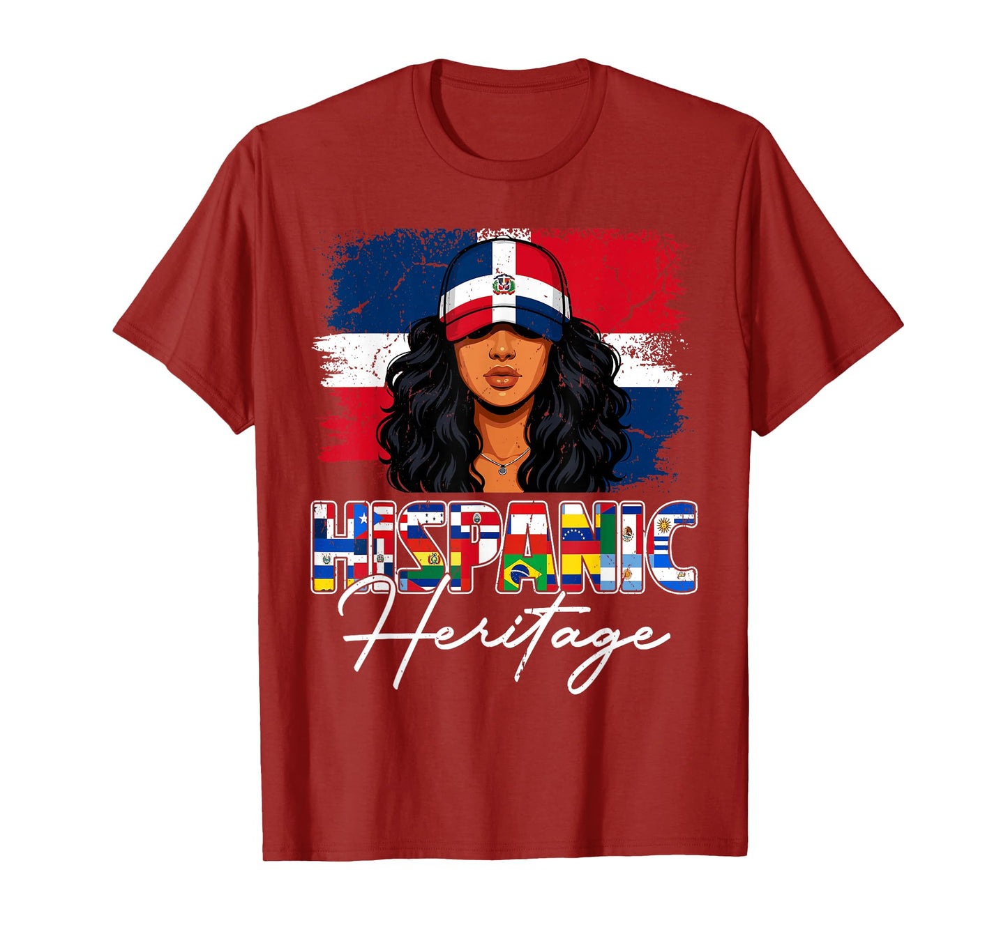 Dominican Republic Hispanic Heritage Month Dominican Women T-Shirt