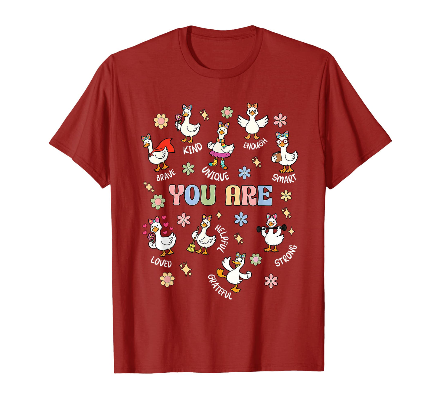 Silly Goose You are Kind Funny Goose for Teachers Kids T-Shirt