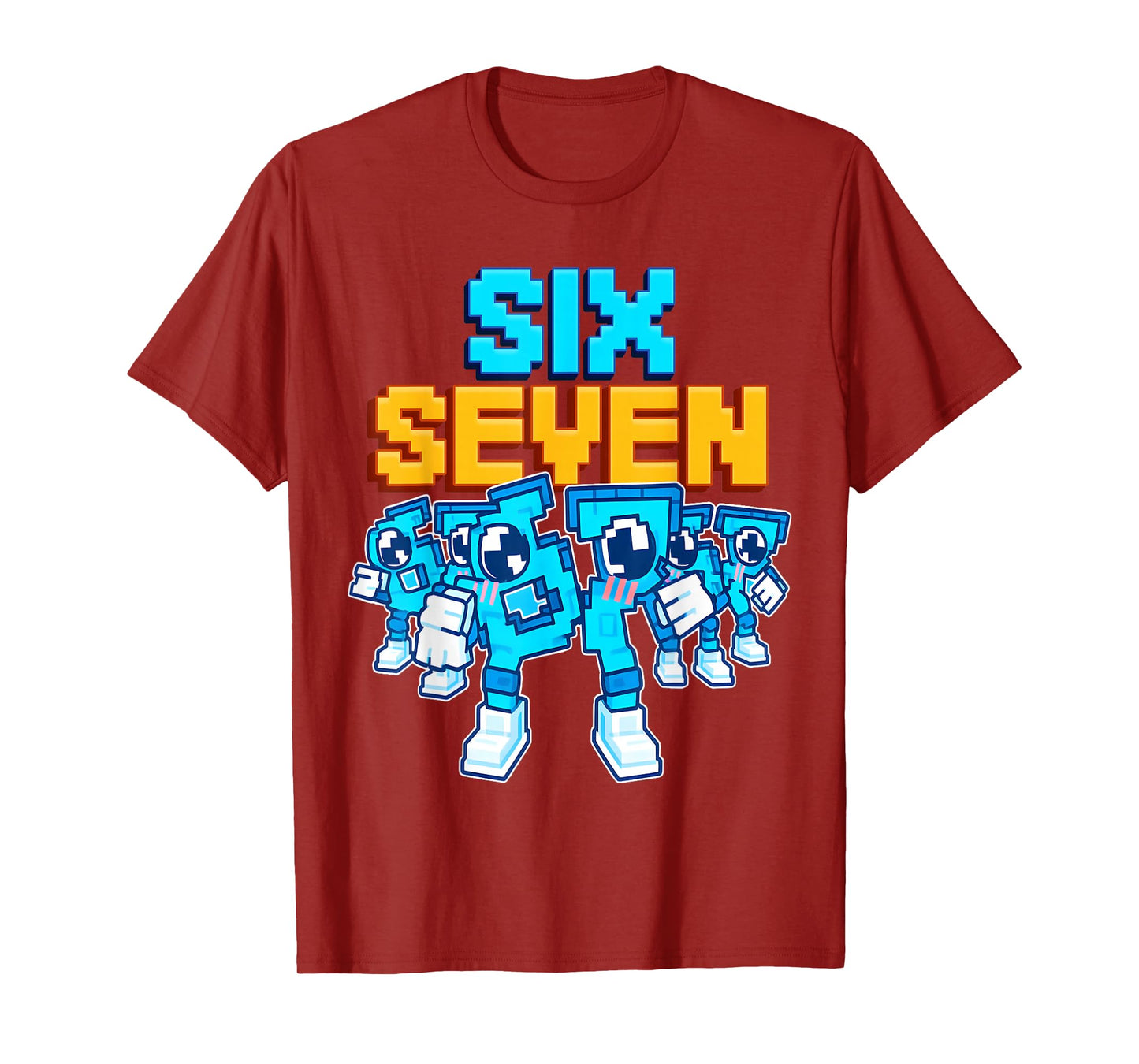 67 Six Seven Funny Italian Brainrot Kids Gaming Meme T-Shirt