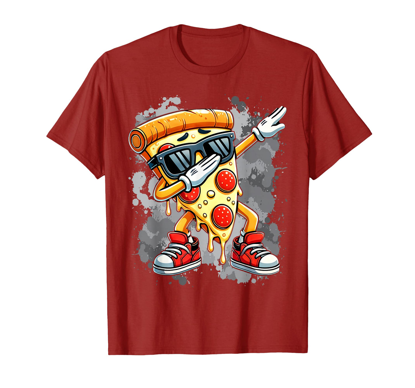 Dabbing Pizza Slice Dance Pizza Toddler Boy Dancing Pizza T-Shirt