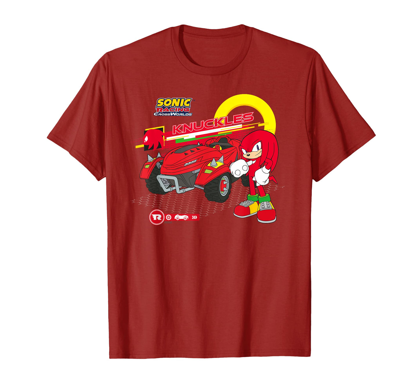 Sonic Racing CrossWorlds - Ready to Roll Knuckles T-Shirt