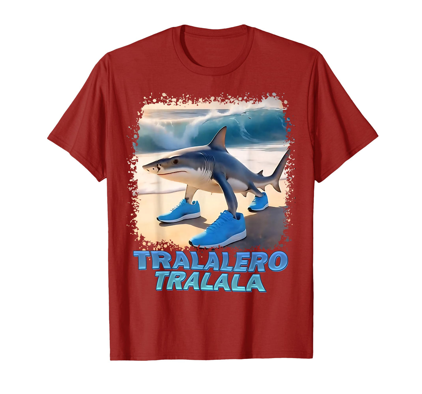 Tralalero Tralala Italian Brainrot Meme T-Shirt