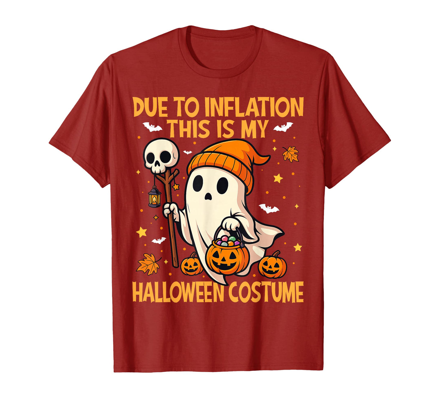 Due to Inflation This is My Funny Halloween Costume T-Shirt