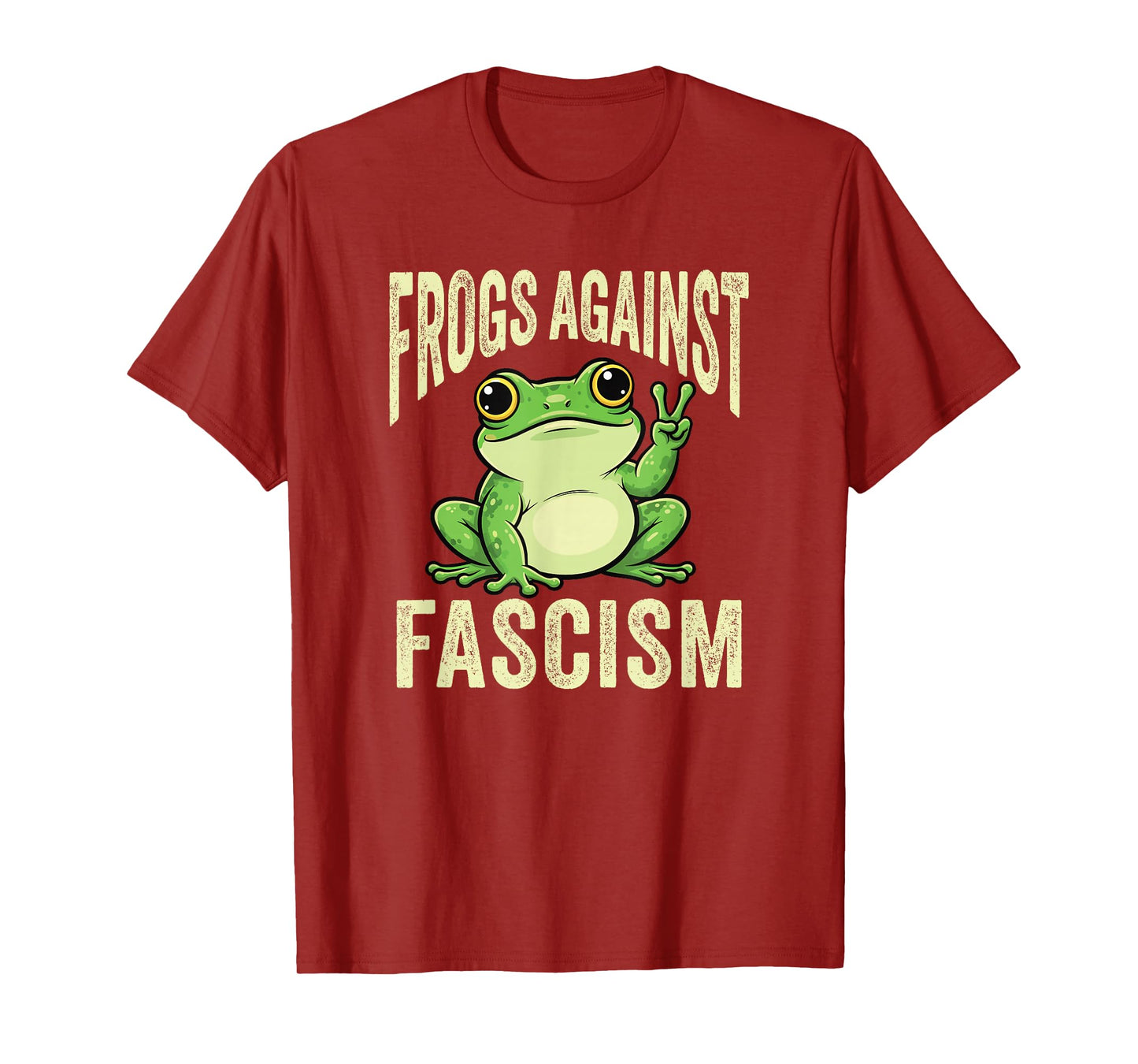 Frogs Against Fascism Peaceful Protest T-Shirt