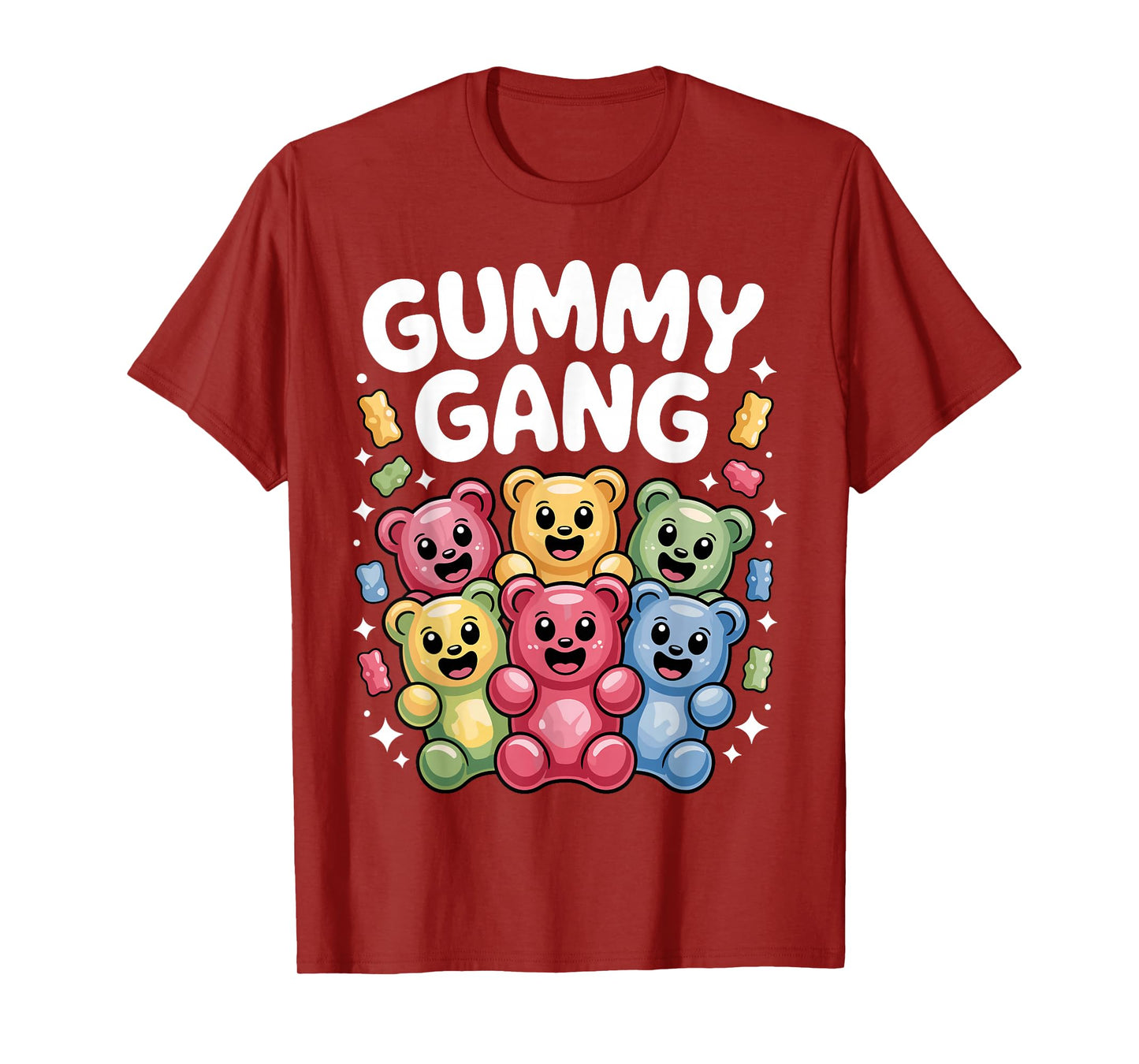 Funny Gummy Bear Design for Men Women Kids Gummy Bear Lovers T-Shirt
