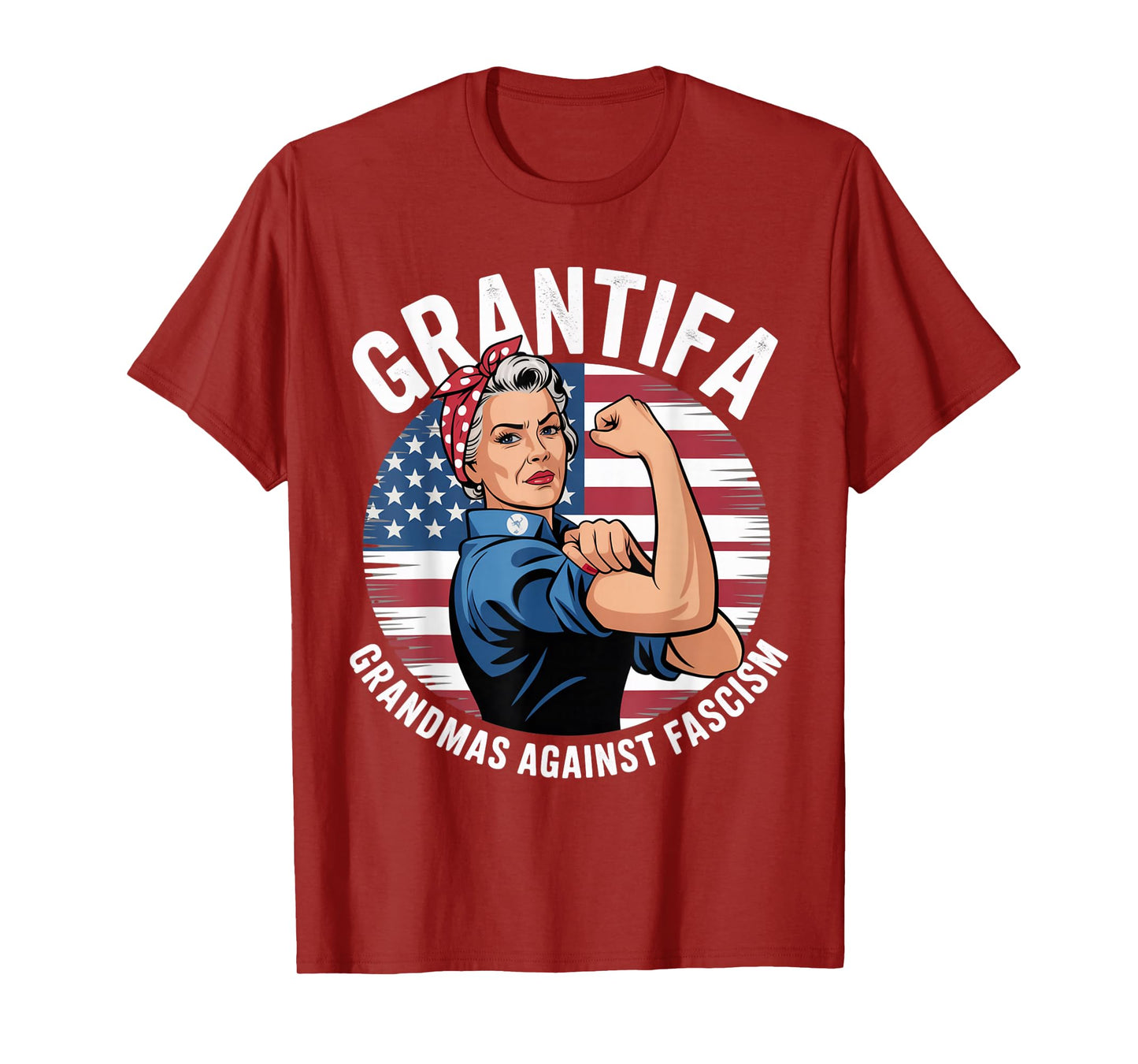 Grantifa Grandmas Against Fascism Flag Resist No Kings 50501 T-Shirt