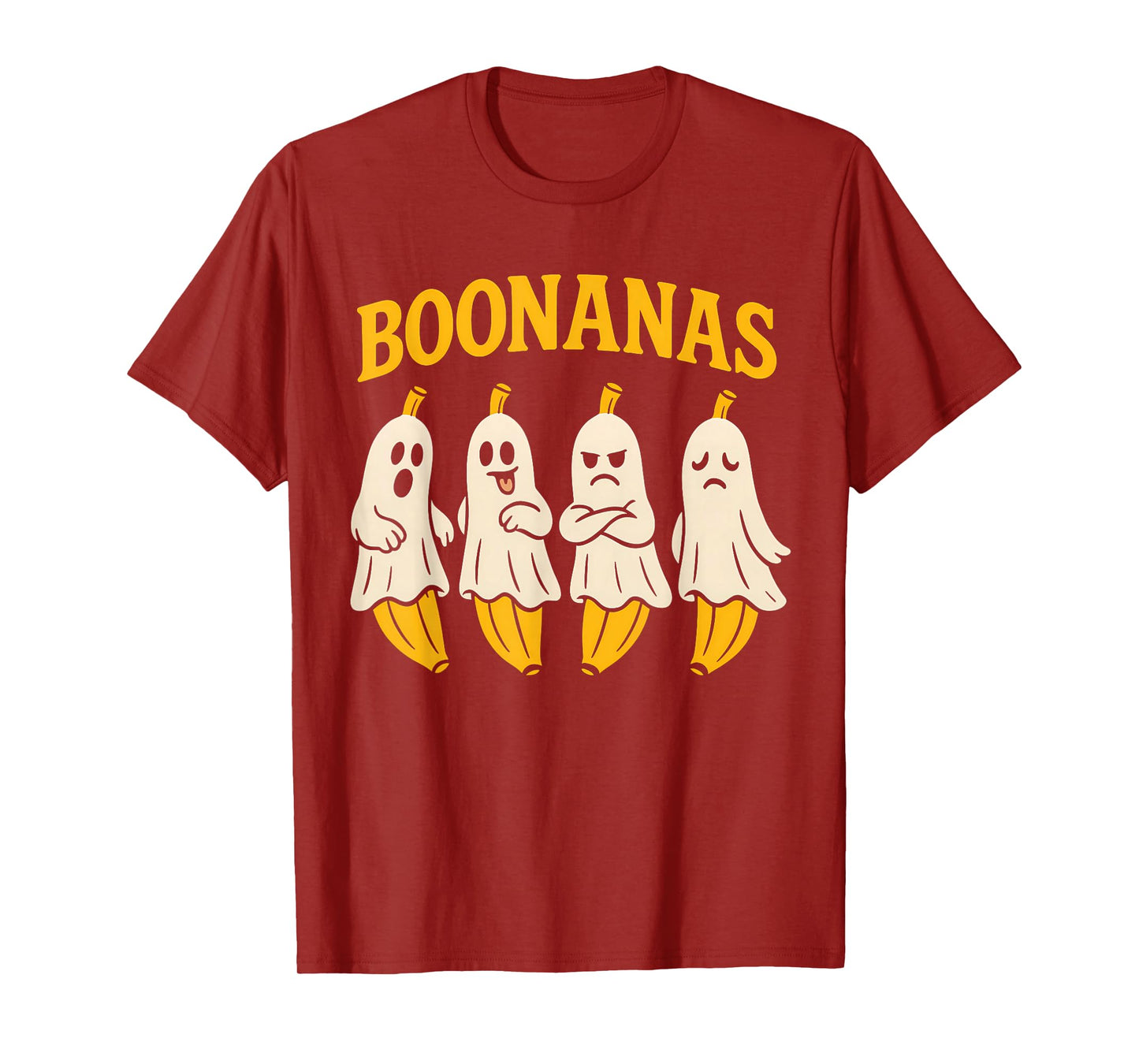 Boonanas Halloween Ghost Spooky Cute Banana Costume T-Shirt