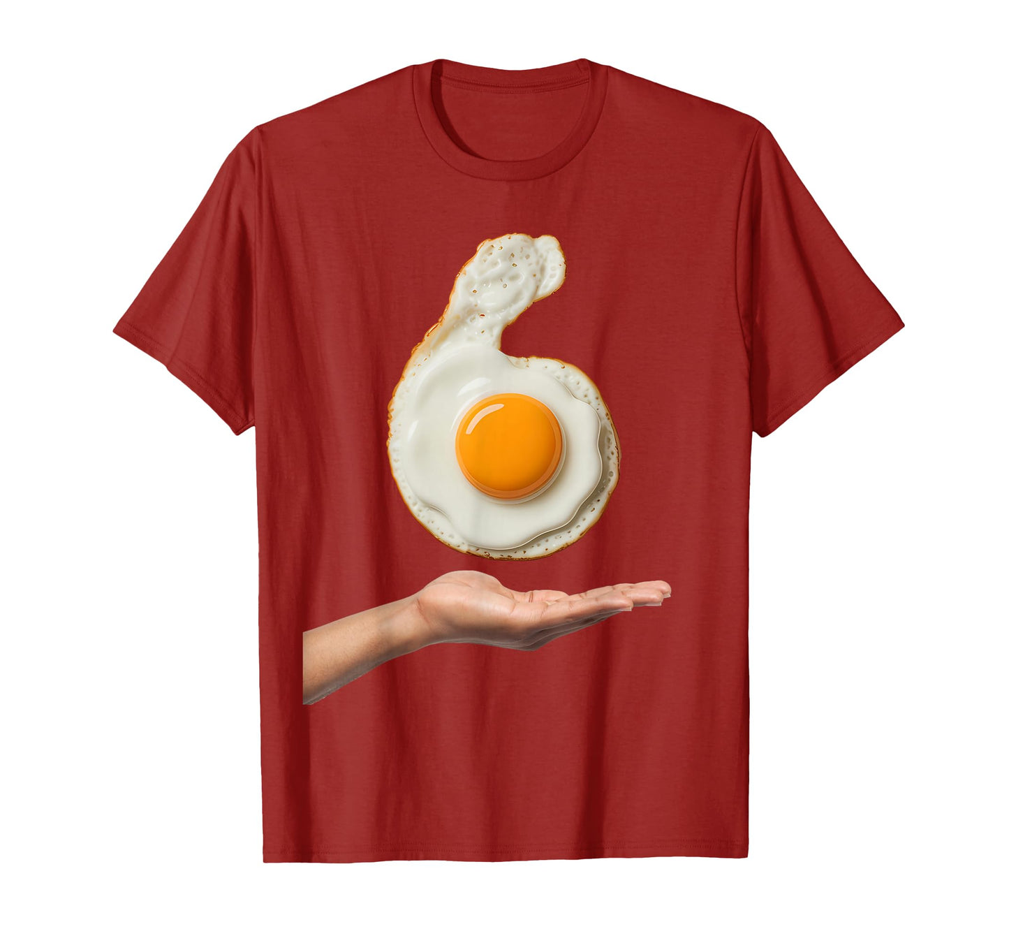 Number 6 Matching 67 Meme Breakfast Egg T-Shirt