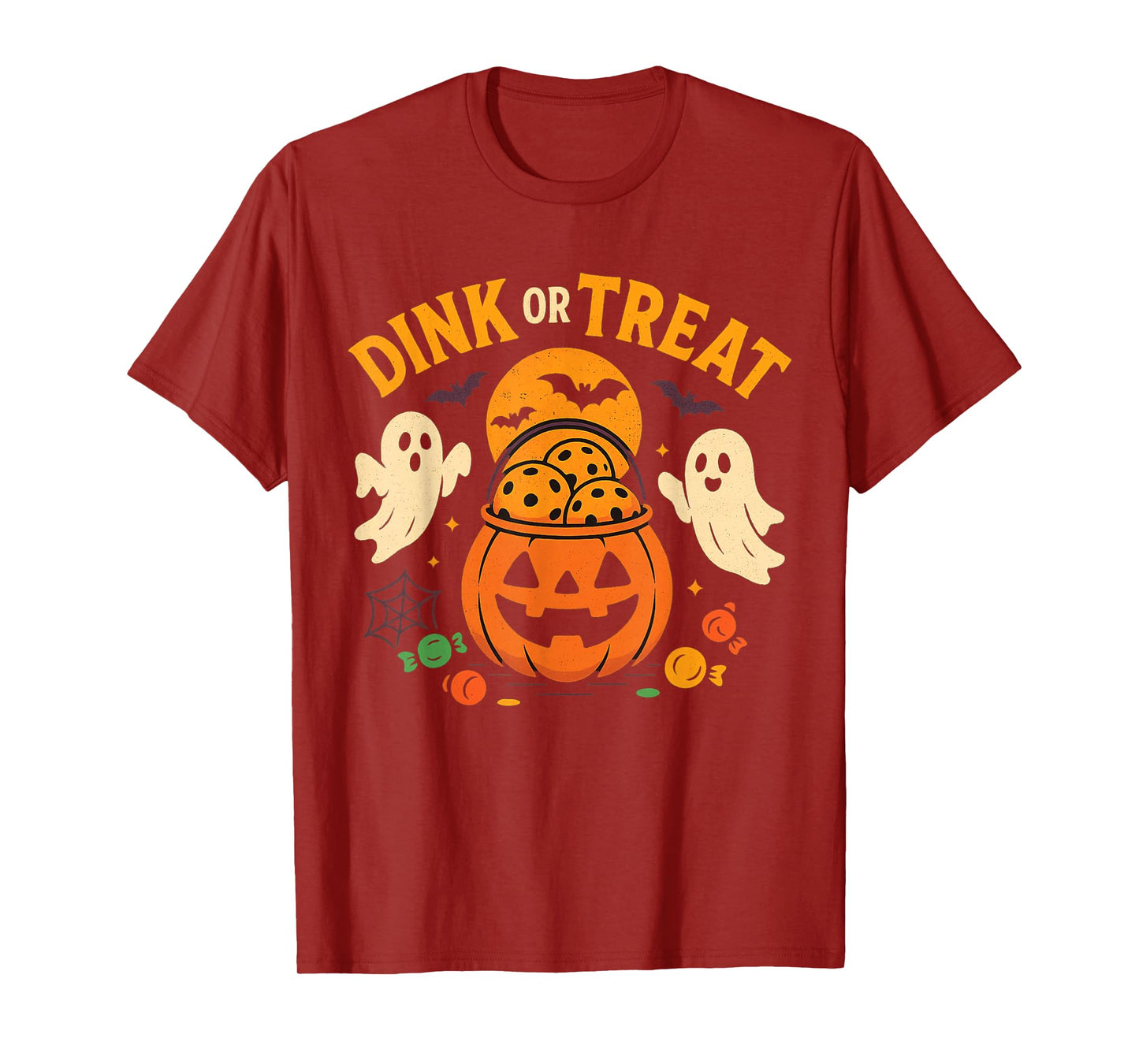 Halloween Costumes Adult Pickleball Dink or Treat Tee T-Shirt
