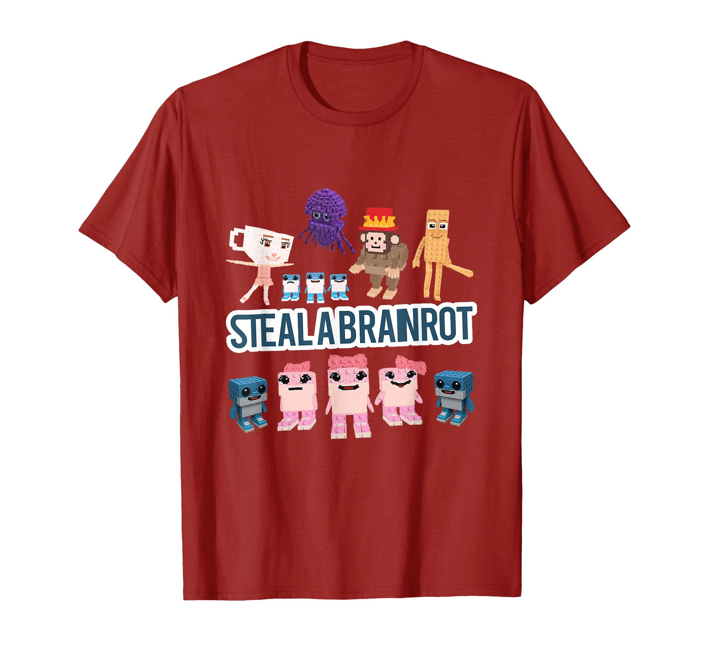 Steal a Brain Rot Shirt Funny Gamer Design T-Shirt