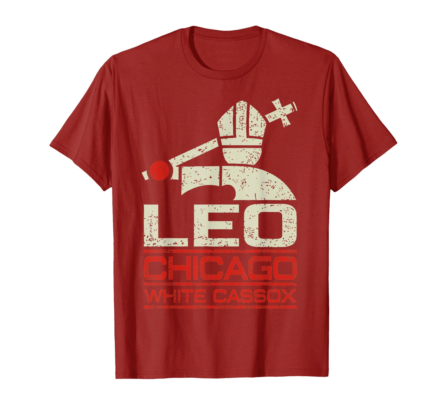 Chicago White Cassox Pope Leo T-Shirt