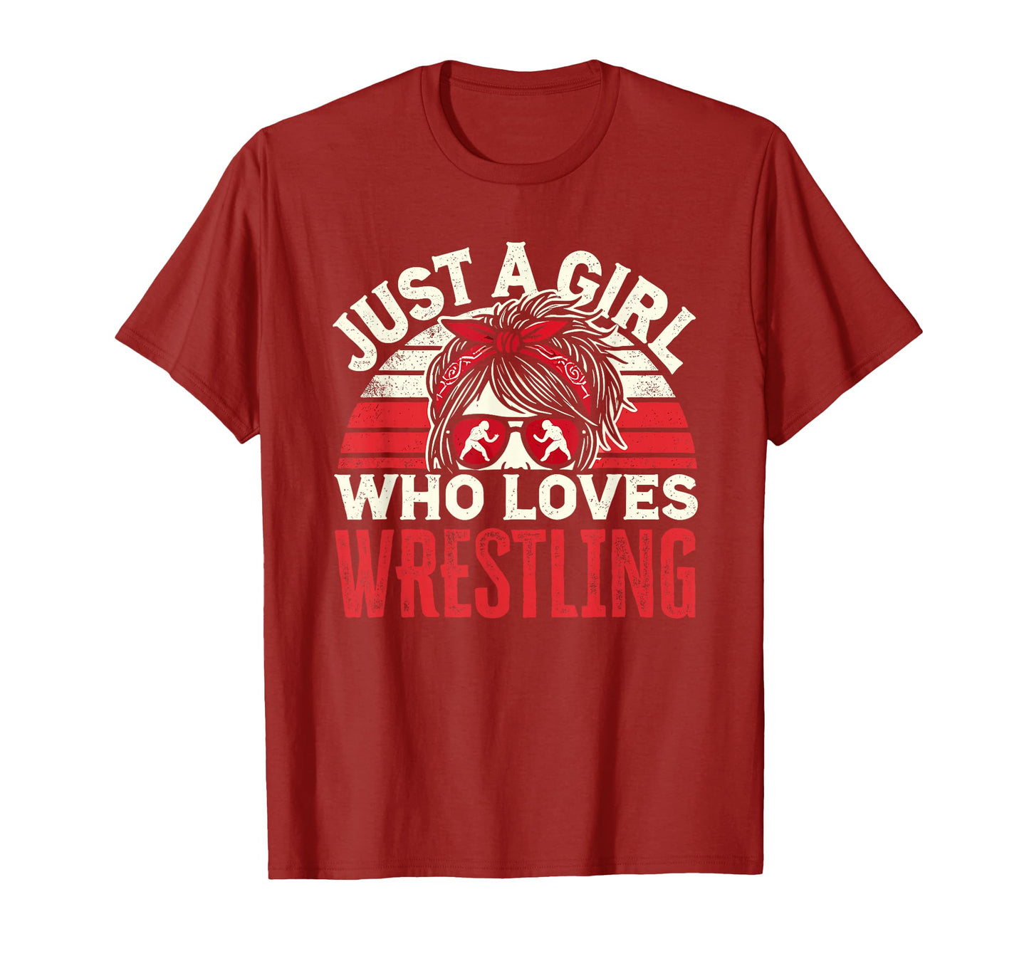 Just A Girl Who Loves Wrestling, Girls & Women, Wrestle T-Shirt