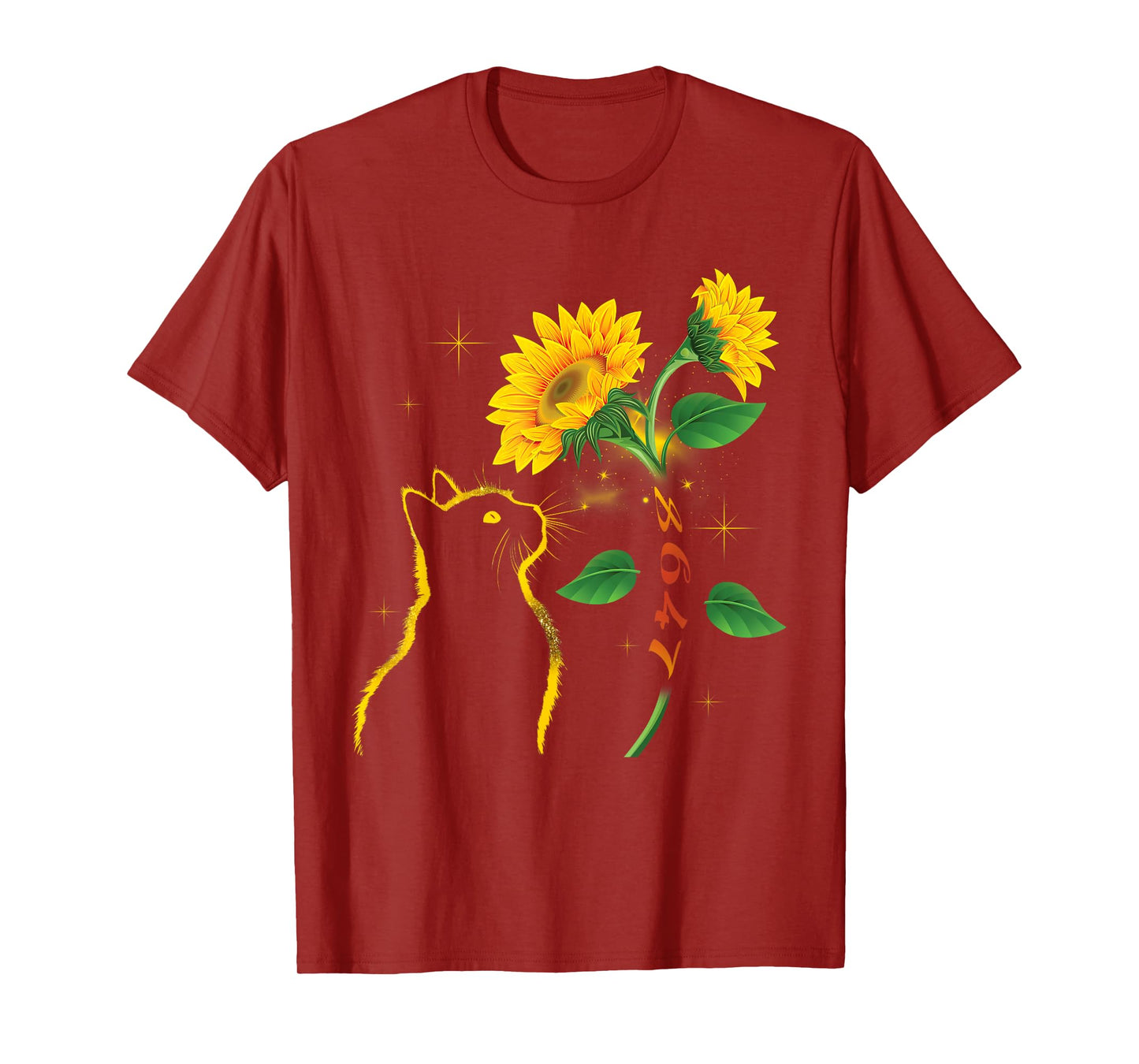 8647 Subtle Anti Trump 86 47 Sunflower Cat Lovers Feminist T-Shirt for Men Women