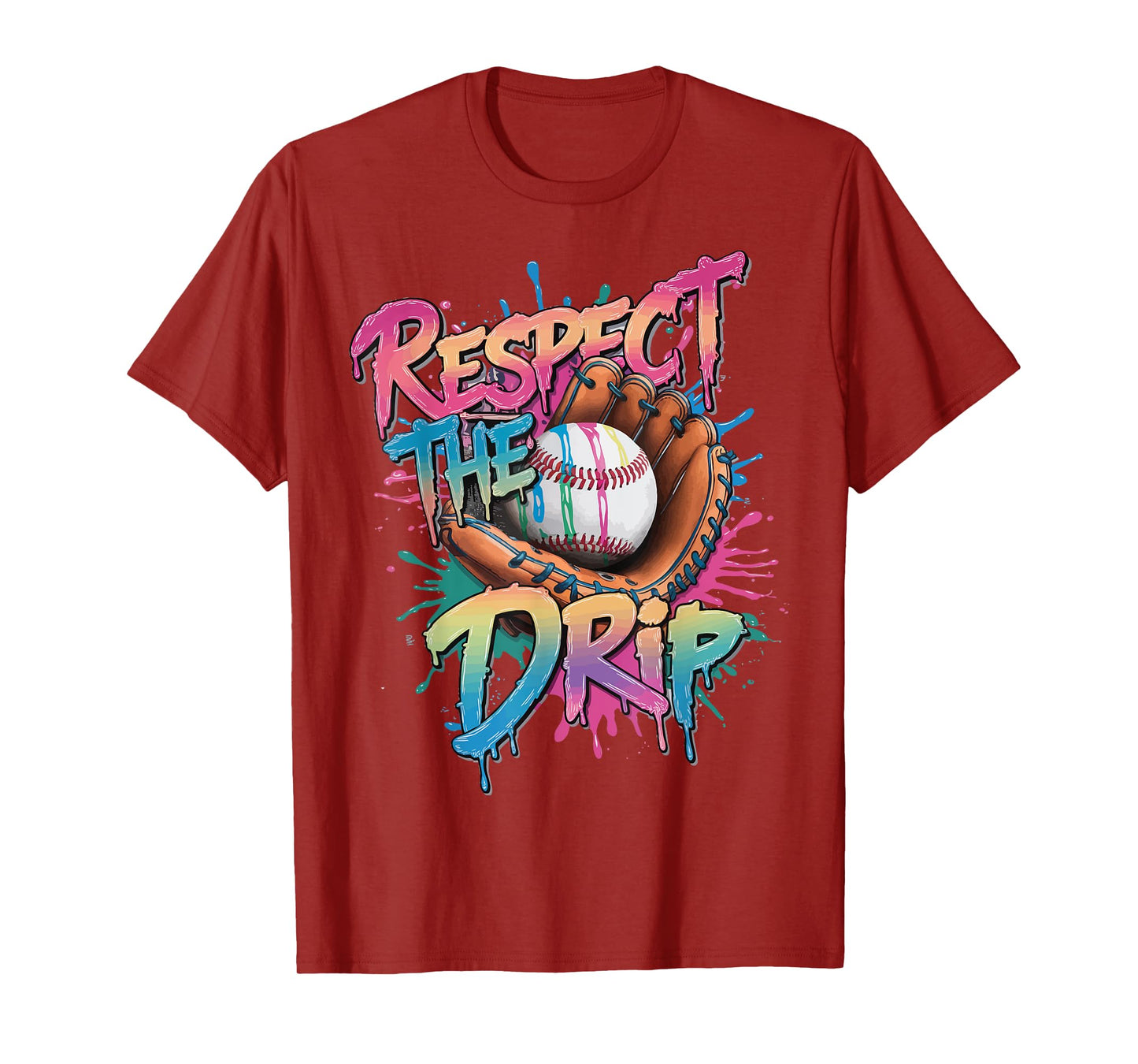 Respect the Drip Youth Baseball Sports T-Shirt