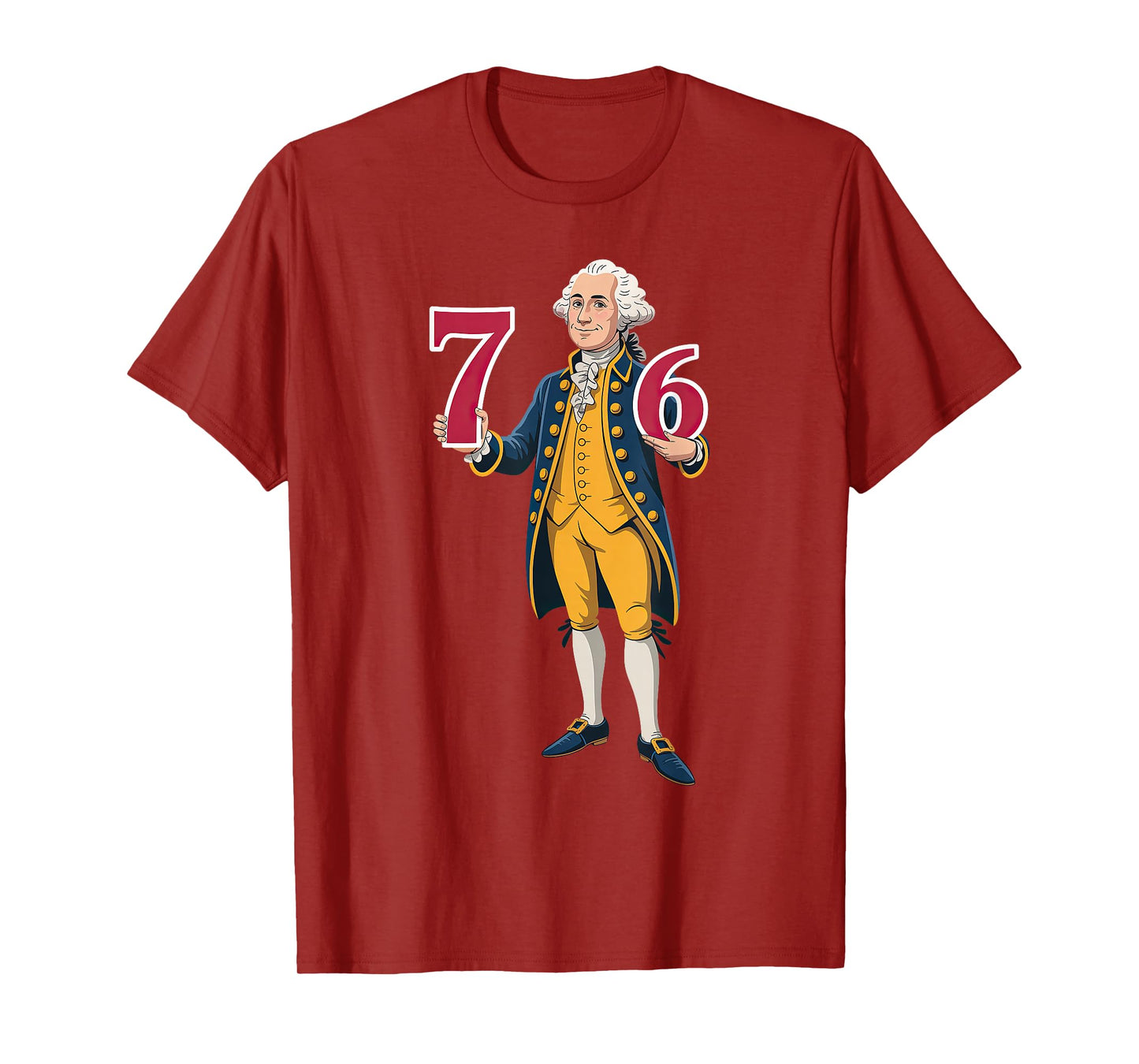 6 7 7 6 George Washington Six Seven T-Shirt