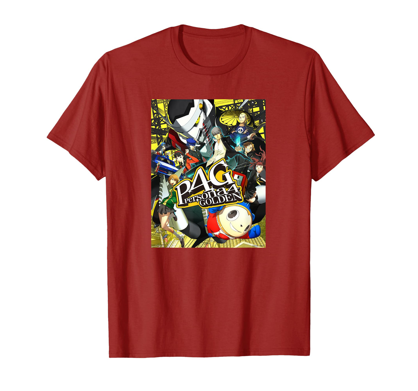 Persona 4 Golden All Characters with Izanagi ATLUS T-Shirt