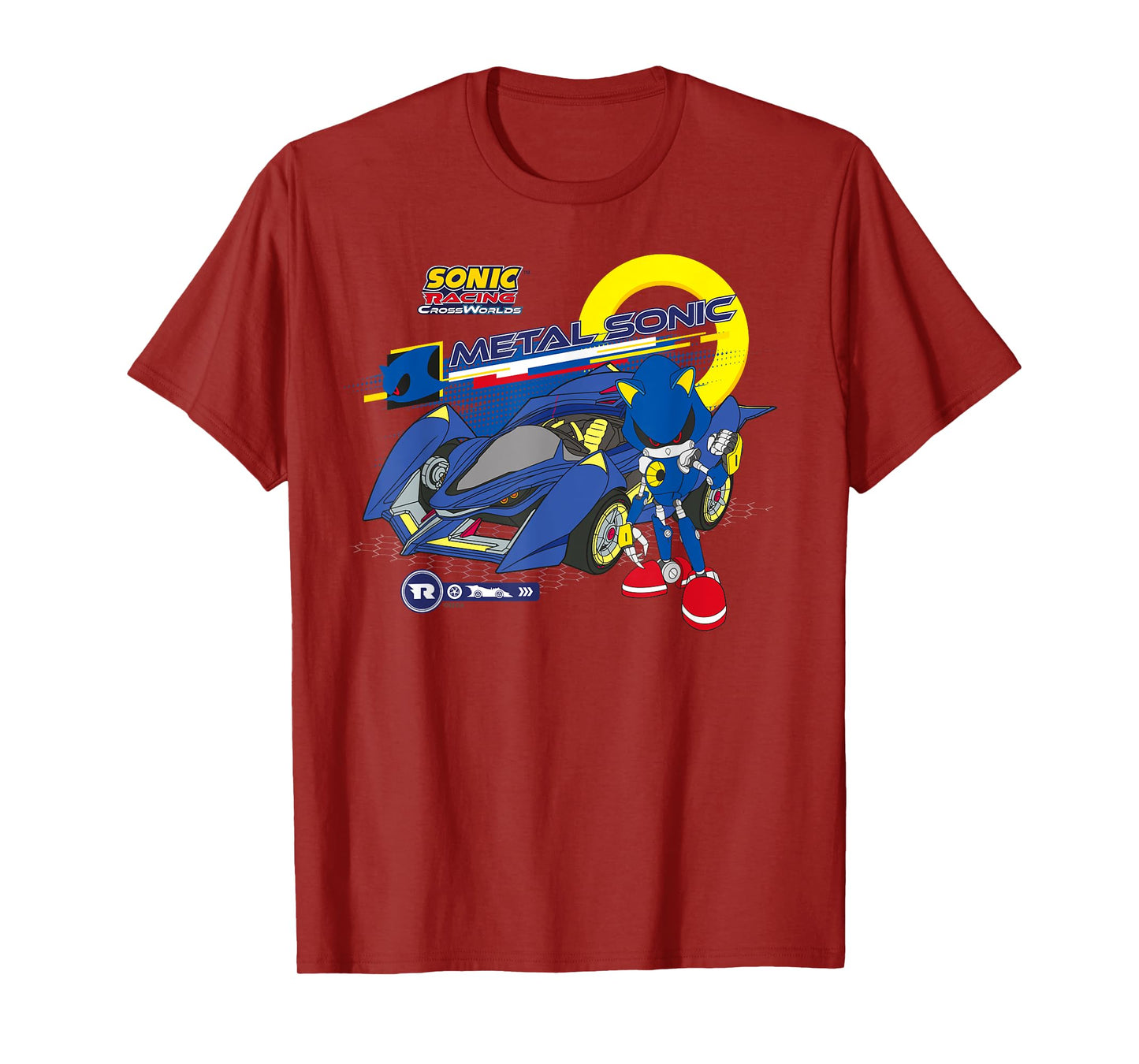 Sonic Racing CrossWorlds - Ready to Roll Metal Sonic T-Shirt