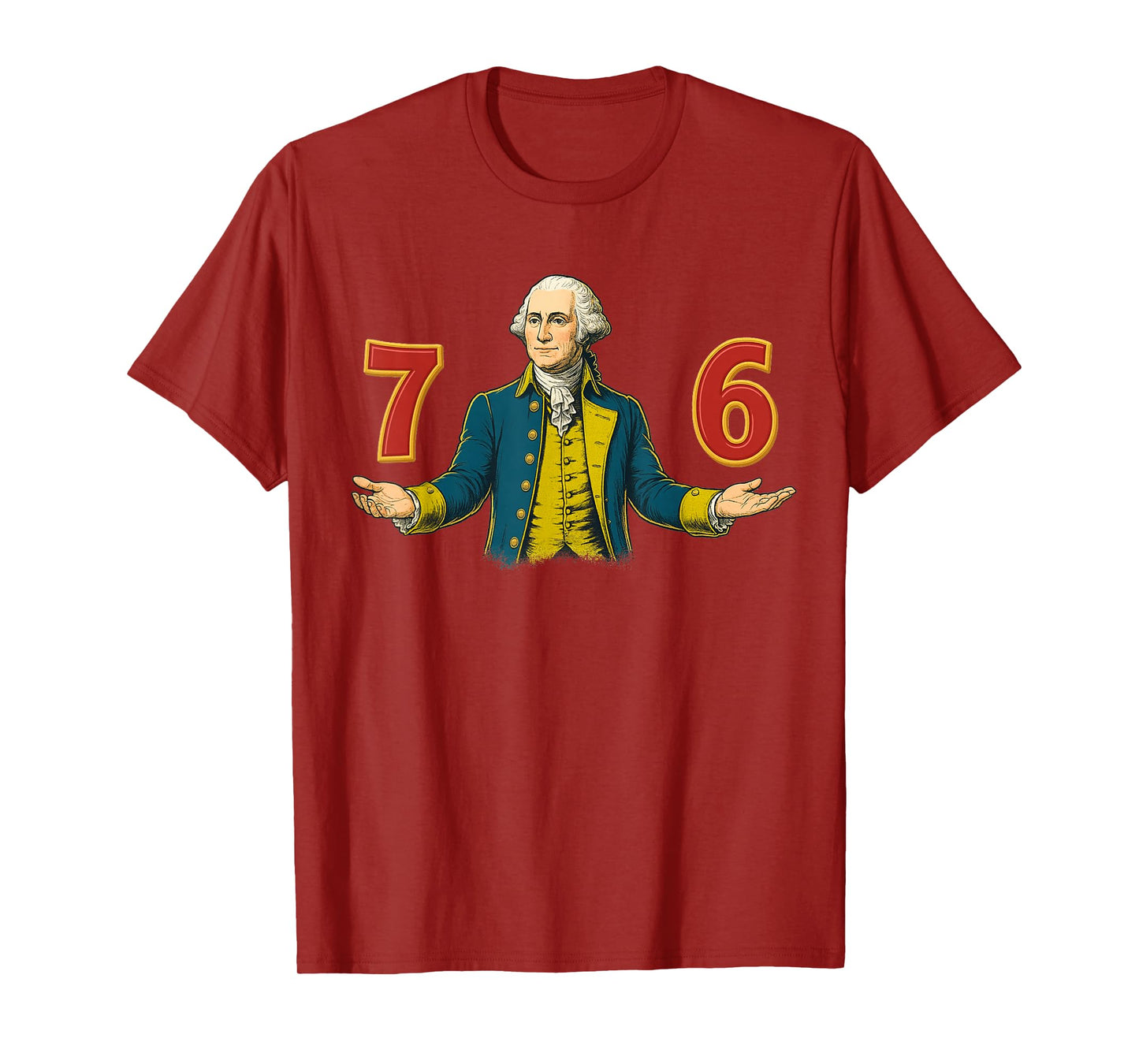 6-7 7-6 George Washington Six Seven 67 76 T-Shirt